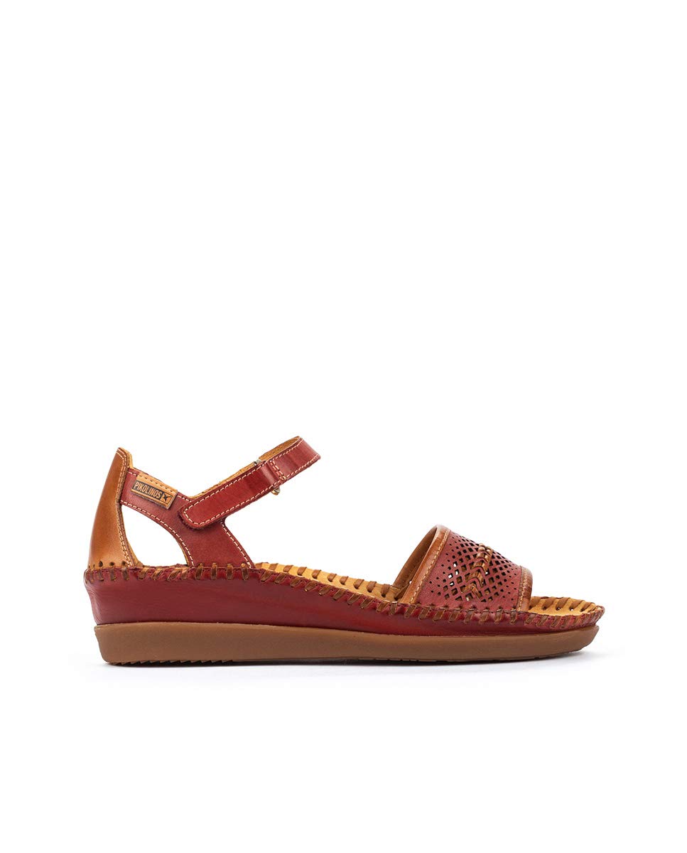 PIKOLINOS Women's Leather Wedge Sandals - Comfortable & Stylish Cadaques Design for Summer, Beach & Casual Outings