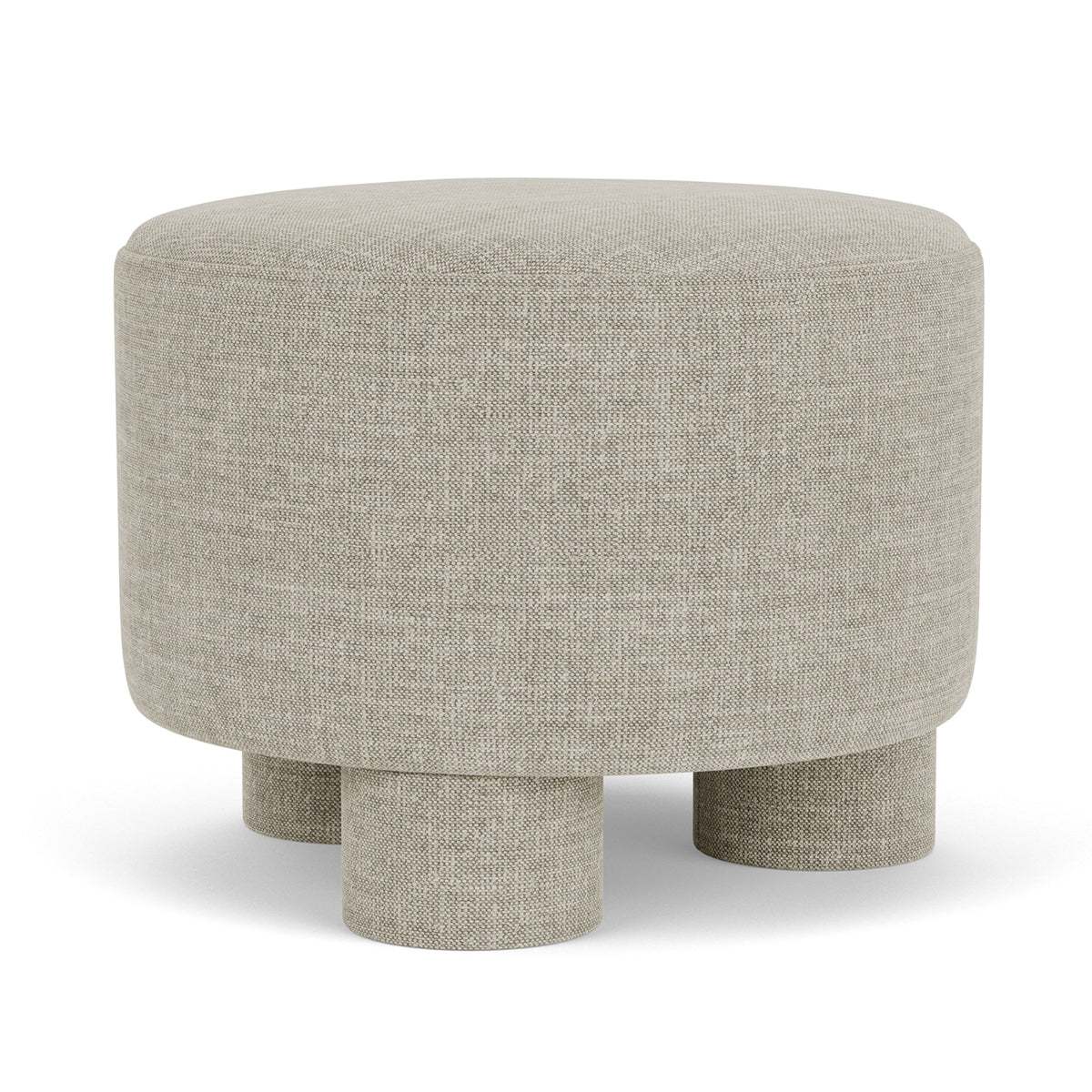 Faith Fabric Ottoman - Stylish and Versatile Storage Footstool for Living Room, Bedroom, or Nursery - Perfect for Extra Seating, Footrest, and Home Decor