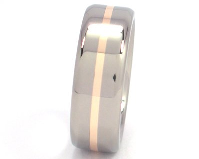 14K Yellow Gold Inlaid Titanium Wedding Band for Men & Women - Durable Comfort Fit Ring for Everyday Wear, Anniversary & Engagement Jewelry Gift