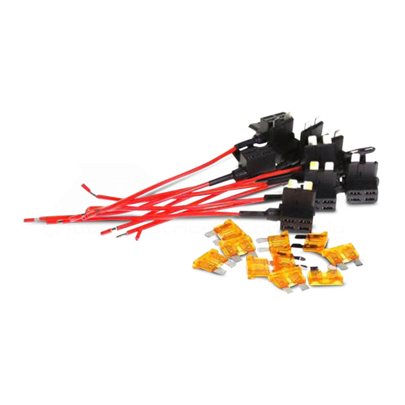 Aerpro APFTAP1B 10 Pack Standard Blade Fuse Tap - Automotive Electrical Fuse Taps for Car, Truck, Boat & RV Wiring Accessories - Easy Installation for Stereo, Lights & Accessories