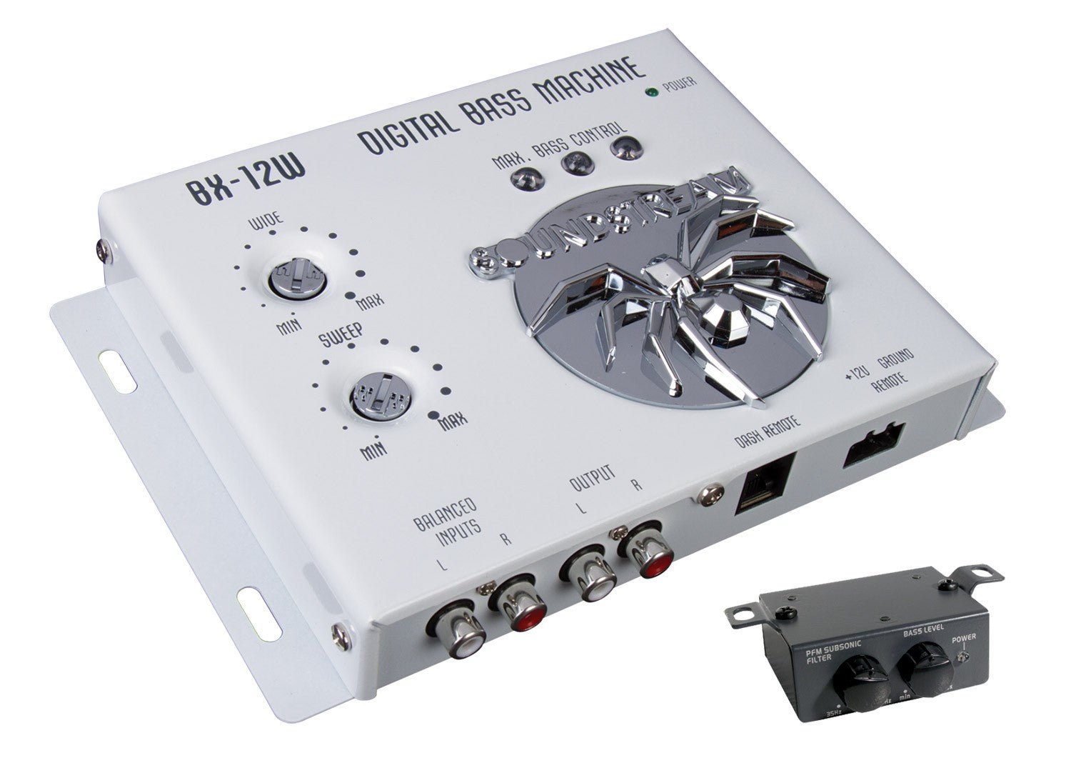 Soundstream BX 12W Digital Bass Reconstruction Processor - Car Audio Subwoofer Bass Booster for Enhanced Sound Quality | Perfect for Car Audio Systems, Home Theaters & Music Enthusiasts