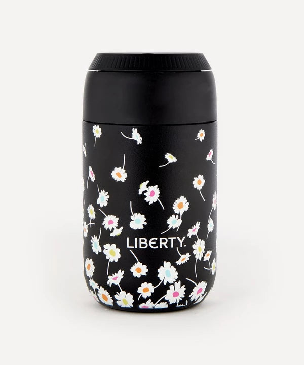 Chilly's Liberty Series 2 Insulated Coffee Cup 340ml (12oz) - Jive Abyss Blue - Leakproof Travel Mug for Hot & Cold Drinks - Perfect for Office, Commuting, and Outdoor Adventures
