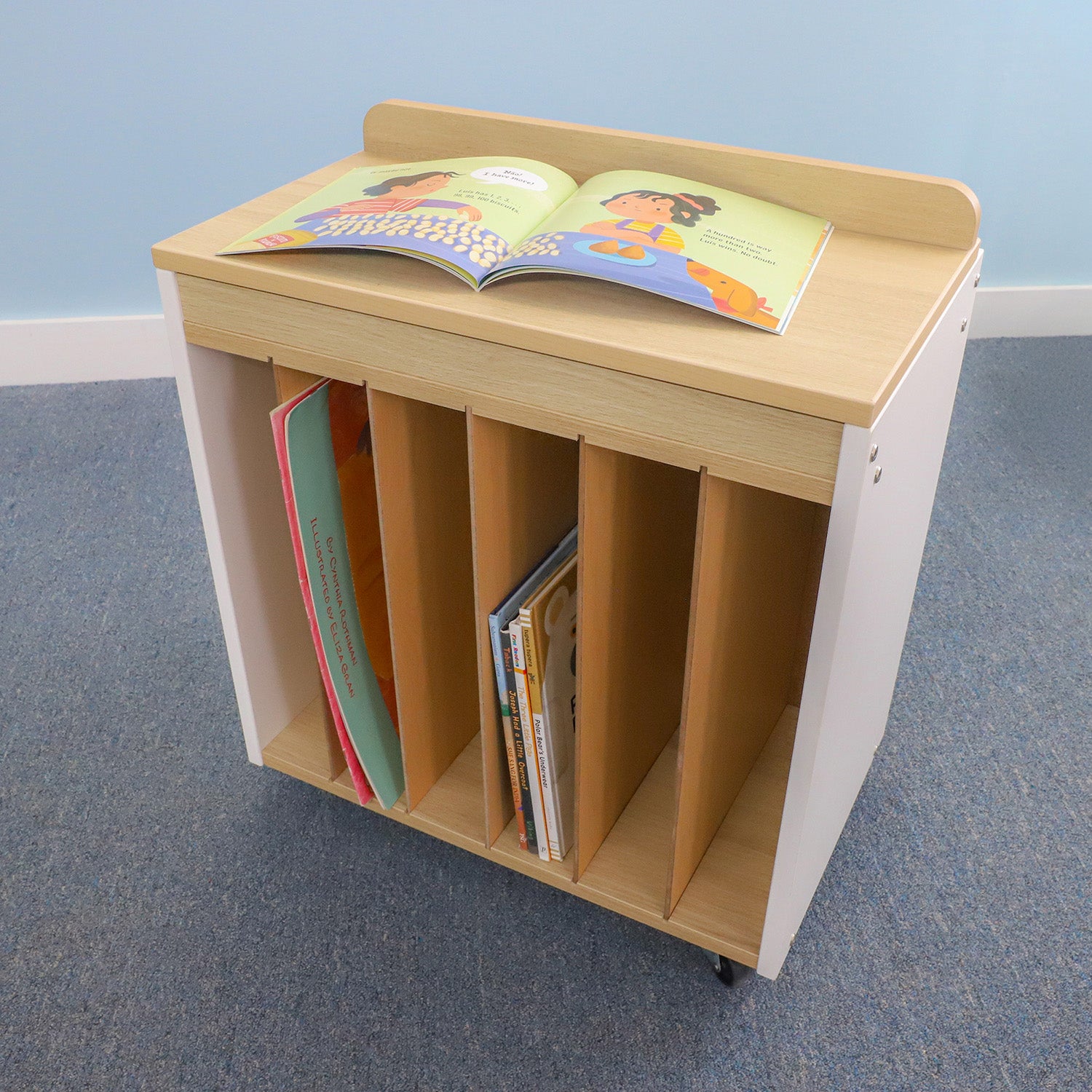 Elevated™ Mobile Big Book Holder WB1987 - Adjustable Stand for Reading, Cooking, and Studying - Perfect for Cookbooks, Textbooks, and Office Use
