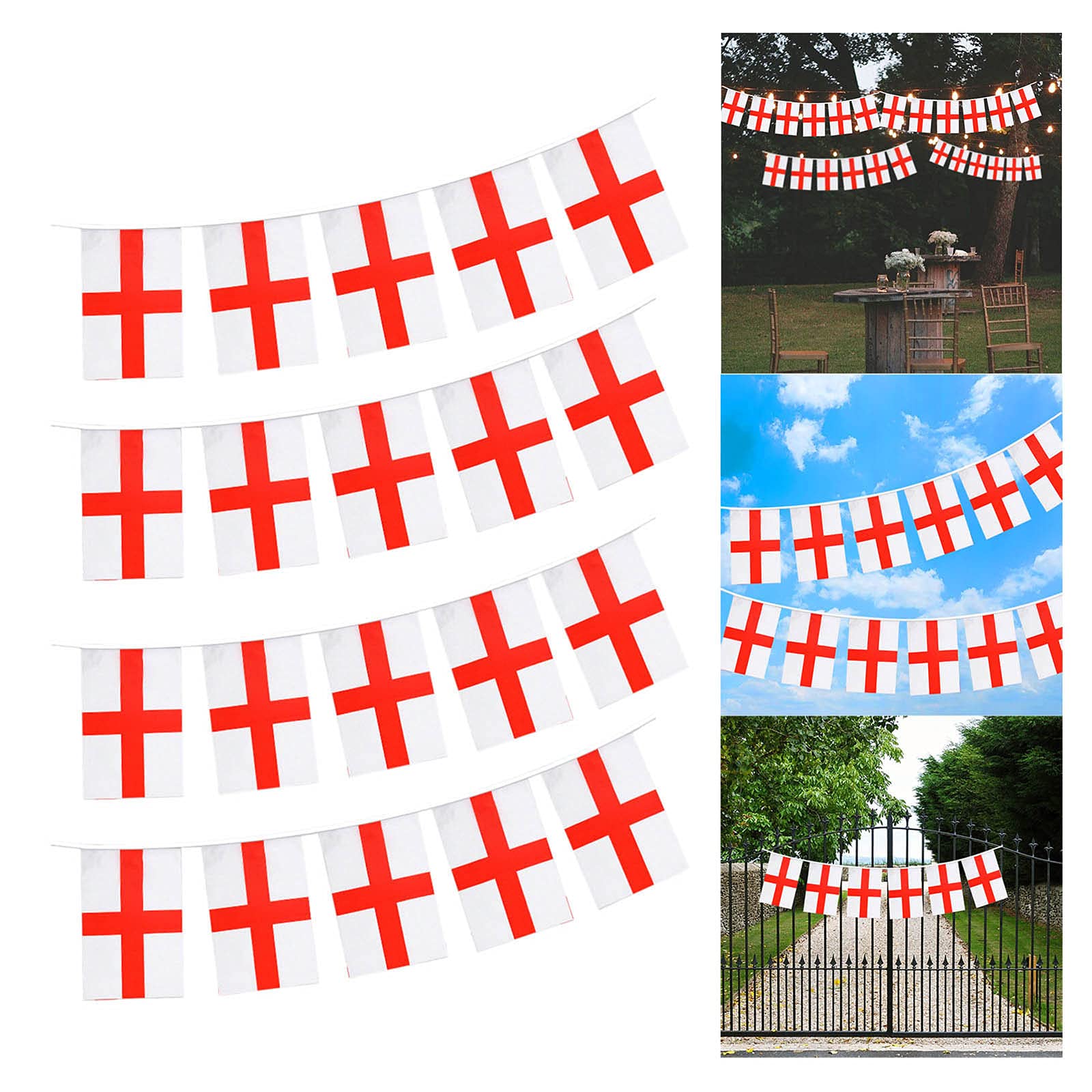 Mini England Flag Ornament - Home & Window Hanging Decor for UK Fans