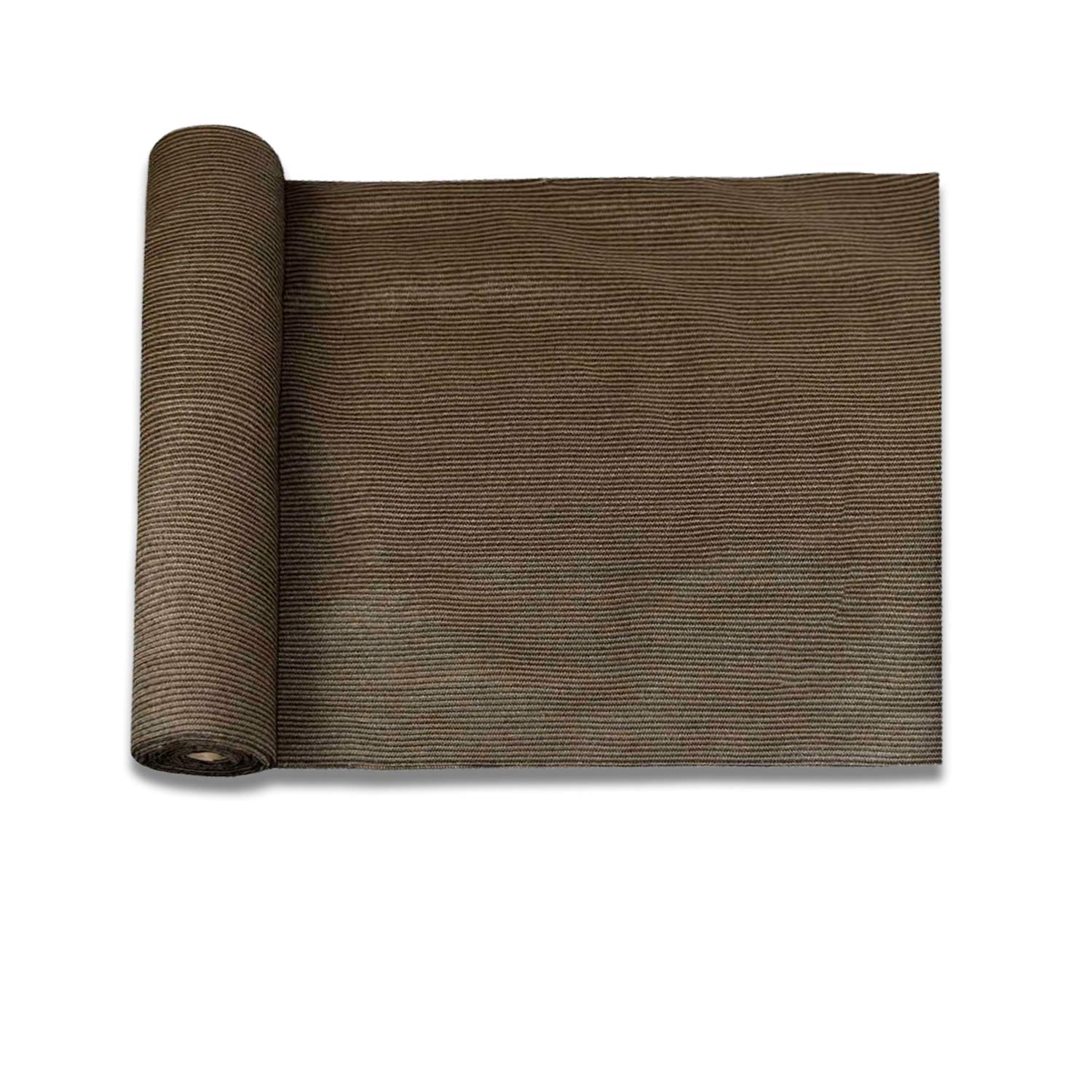 E&K Sunrise 12' x 52' Sun Shade Fabric Roll - UV Resistant Outdoor Canopy Cover for Pergola, Backyard, Garden, Patio, Deck & Greenhouse - Durable Shade Cloth for Sun Protection (Brown) - Perfect for Outdoor Relaxation, BBQ Parties & Plant Shading