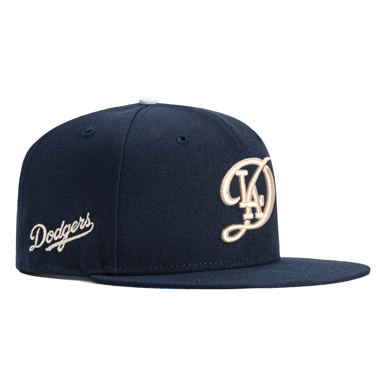 New Era 59Fifty Los Angeles Dodgers City Connect Snapback Hat with Embroidered Logo - Navy Blue Baseball Cap for Men & Women - Perfect for Games, Streetwear & Fan Collections