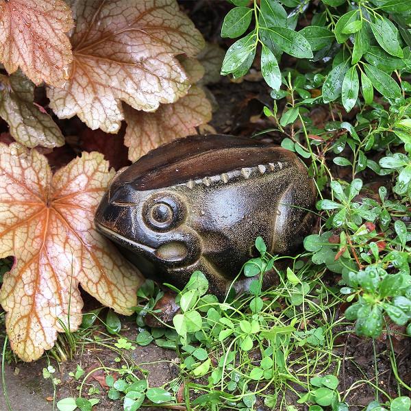 Achla Designs Frog Frg 01 - Decorative Garden Statue for Outdoor Patio, Yard & Pond Decor | Perfect for Landscaping, Backyard Decorations & Water Feature Accents