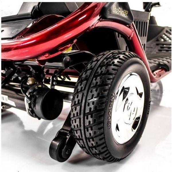 Golden Technologies LiteRider 3 Wheel Mobility Scooter GL111 - Lightweight Folding Electric Scooter for Adults & Seniors - Ideal for Indoor/Outdoor Use, Shopping, Travel & Daily Mobility