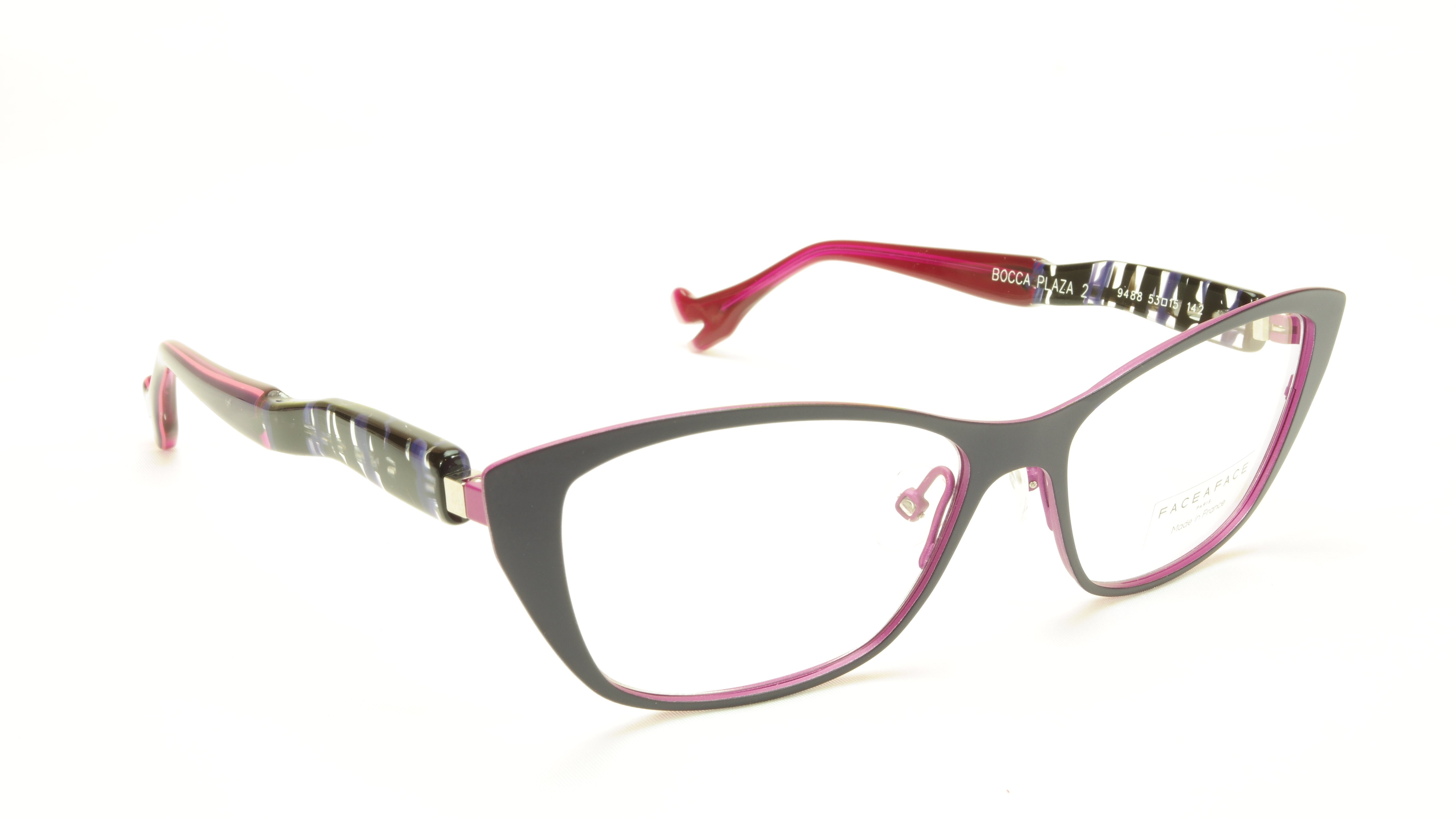 Face A Face Bocca Plaza 2 Col. 9488 Eyeglasses - Premium French-Made Frames (53-15-142) | Perfect for Reading, Work & Fashion Accessories