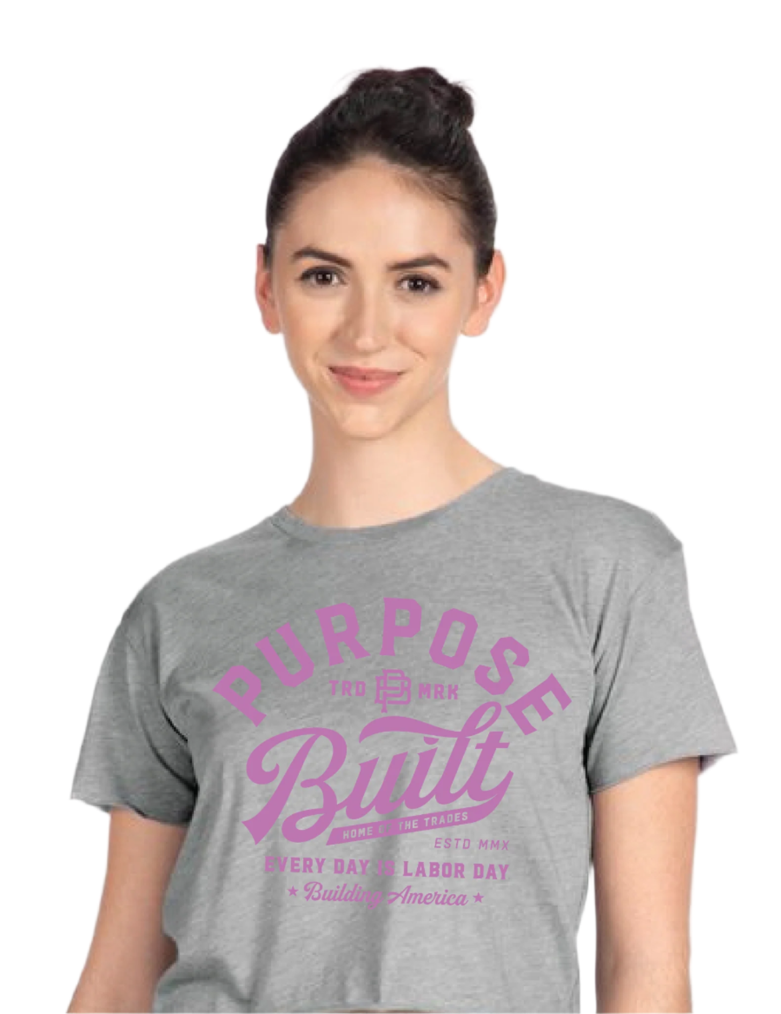 Stylish Script Crop Tee in Grey - Perfect for Casual Outfits, Summer Fashion & Streetwear Looks