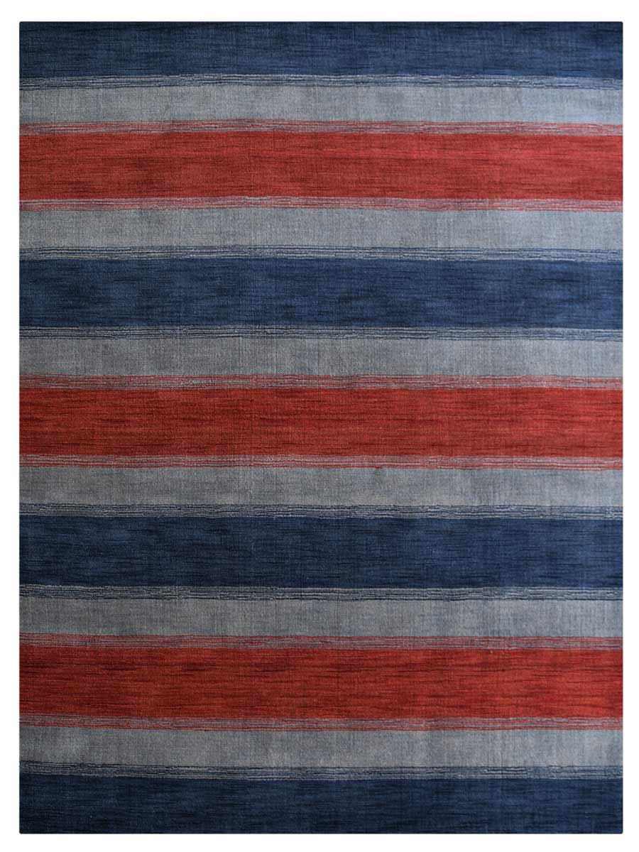 Samara Premium Hand Knotted Wool Rug - Soft & Durable 8x10 Area Rug for Living Room, Bedroom - Eco-Friendly Home Decor