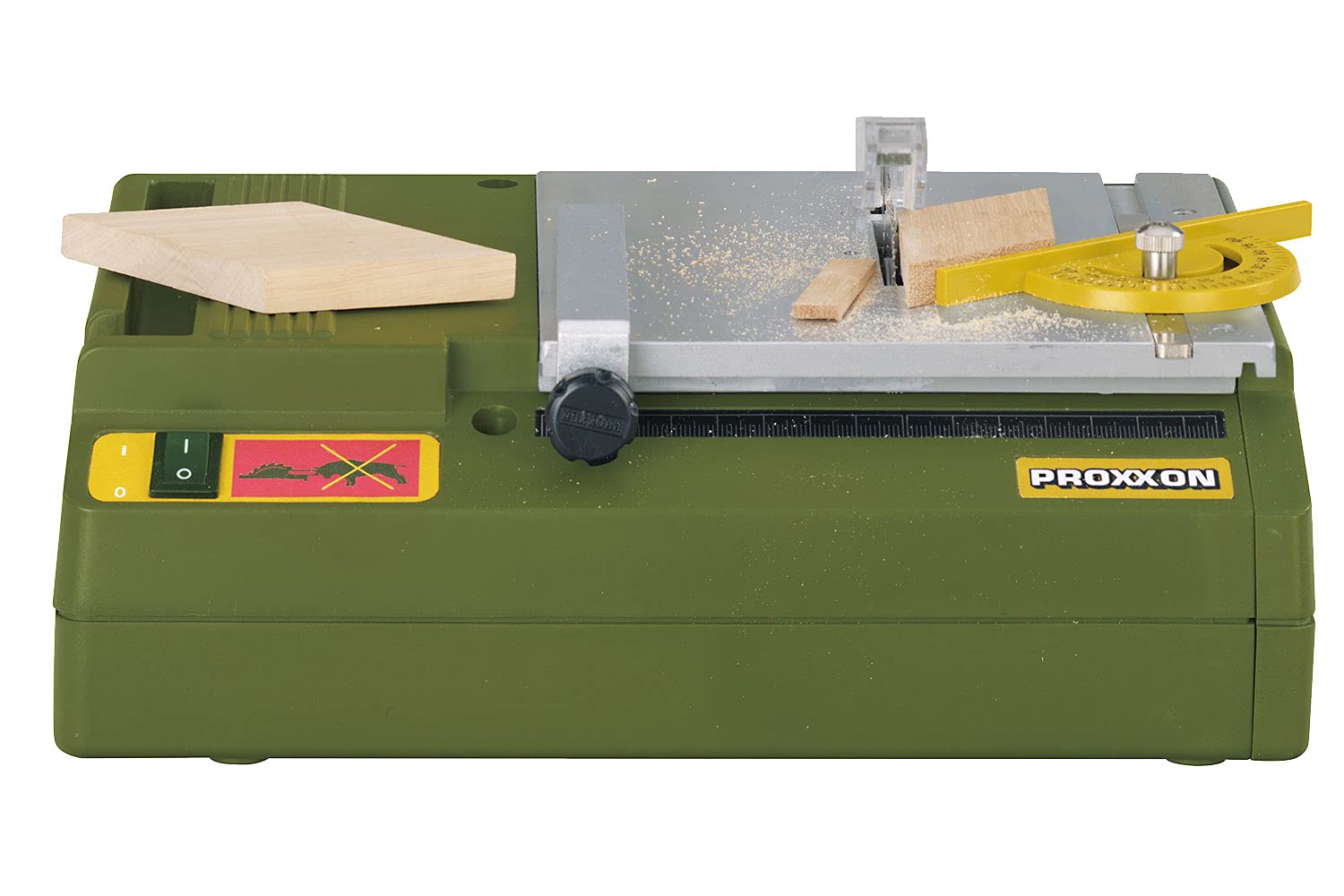 PROXXON KS 115 Mini Bench Circular Saw - Precision Woodworking Tool for Hobbyists & DIY Projects - Perfect for Model Making, Crafting & Small Wood Cuts