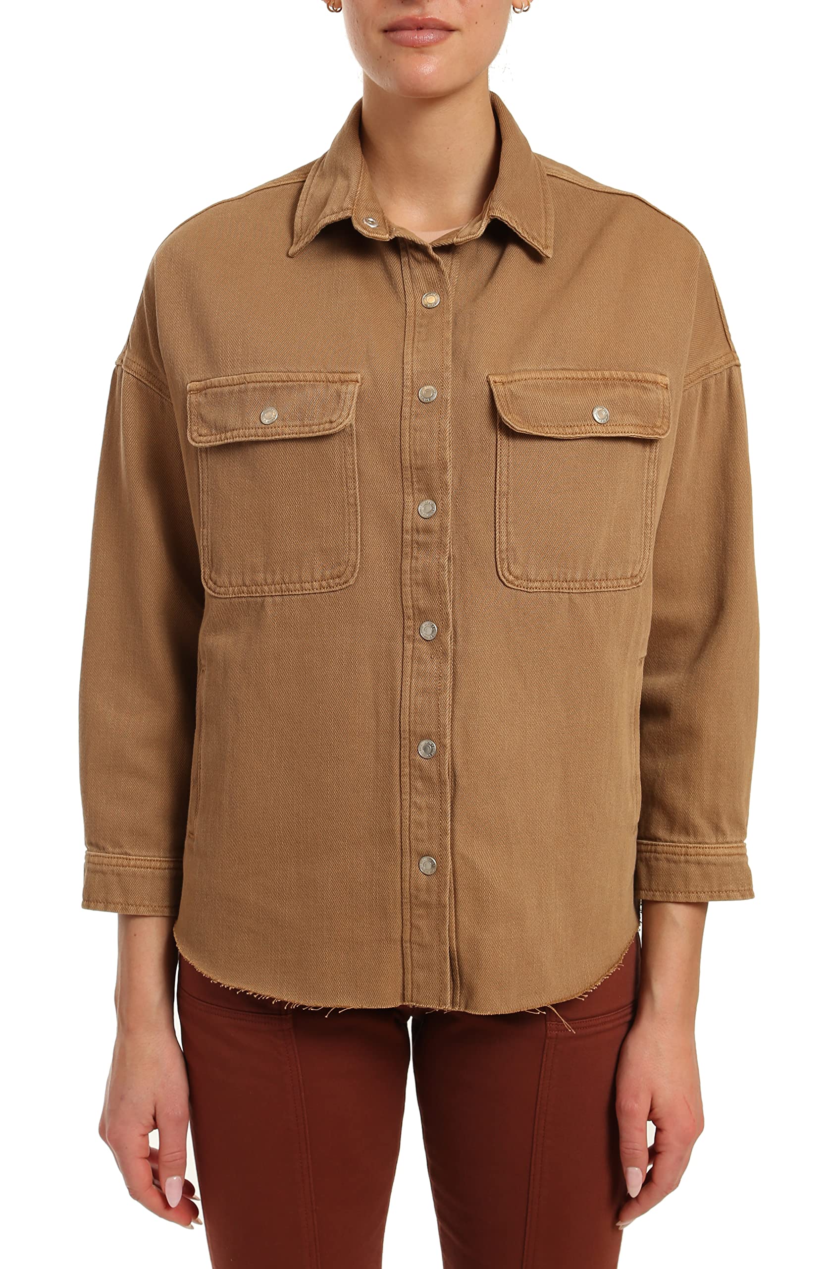 Mavi Women's Tamara Denim Shirt - Stylish Long Sleeve Button Down Shirt for Casual & Office Wear - Perfect for Layering, Date Nights & Everyday Outfits