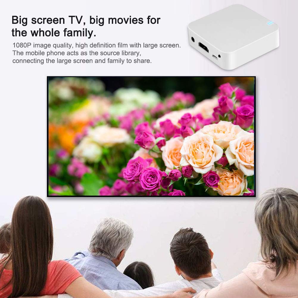 Wireless Smart Car WiFi Display Box - AV & HDMI Screen Mirror Adapter for Android & iPhone - Perfect for Streaming, Navigation & Video Calls in Your Car