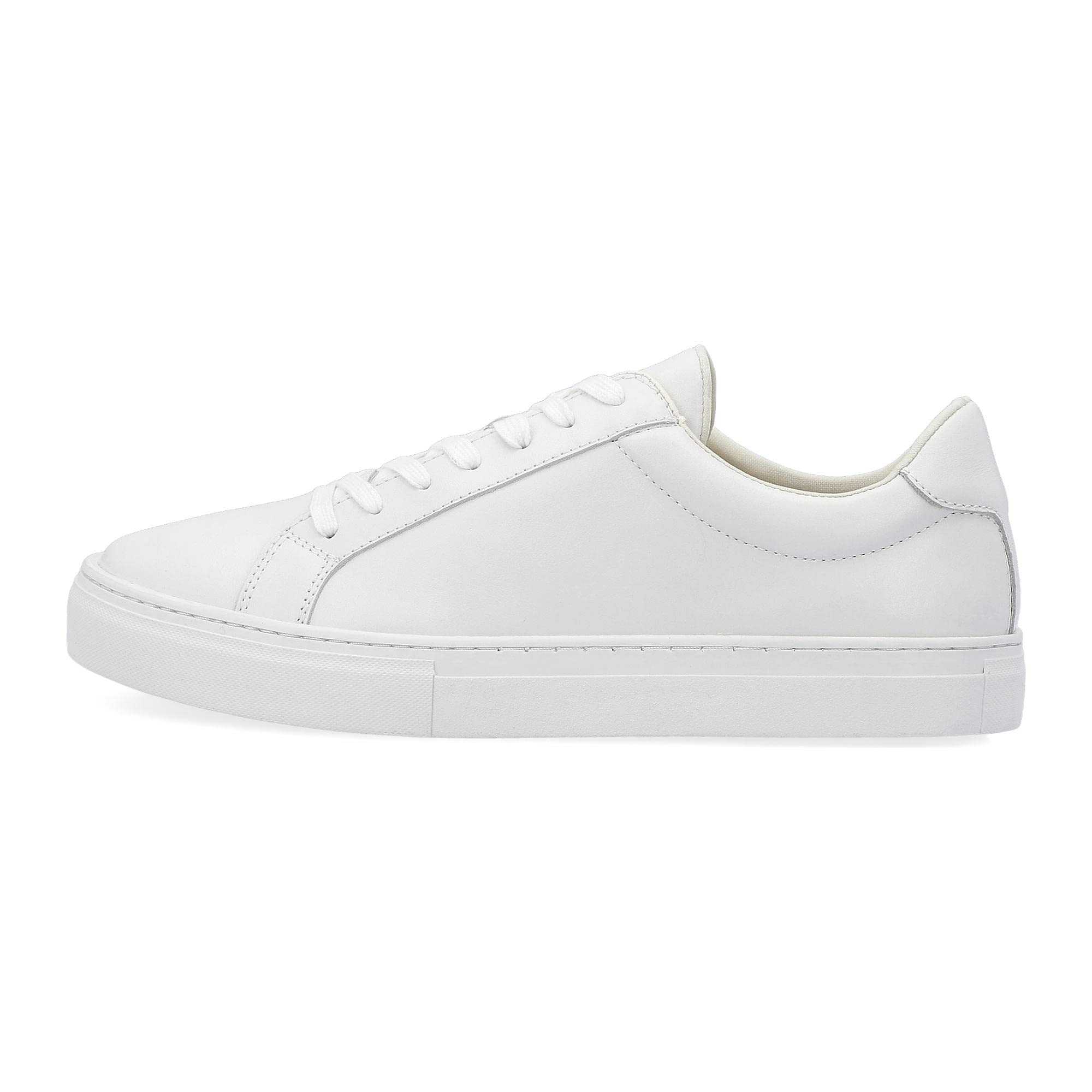 Vagabond Paul 2.0 Men's White Leather Sneakers - Comfortable Casual Shoes for Walking, Work & Everyday Wear