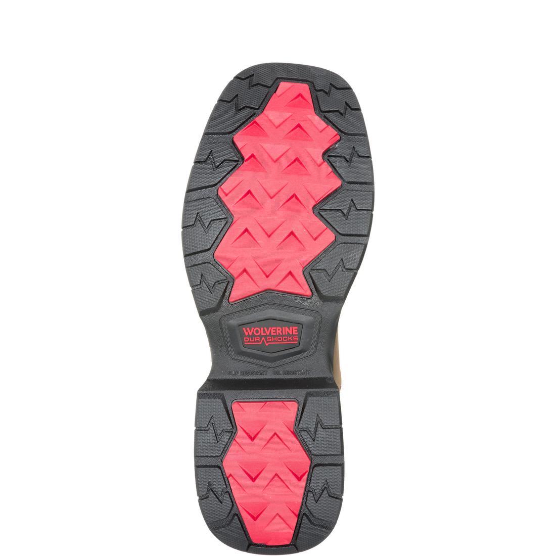 CarbonMax Pull-On Work Boots for Men - Comfortable & Durable Rancher Boots - Ideal for Construction, Farming & Outdoor Work