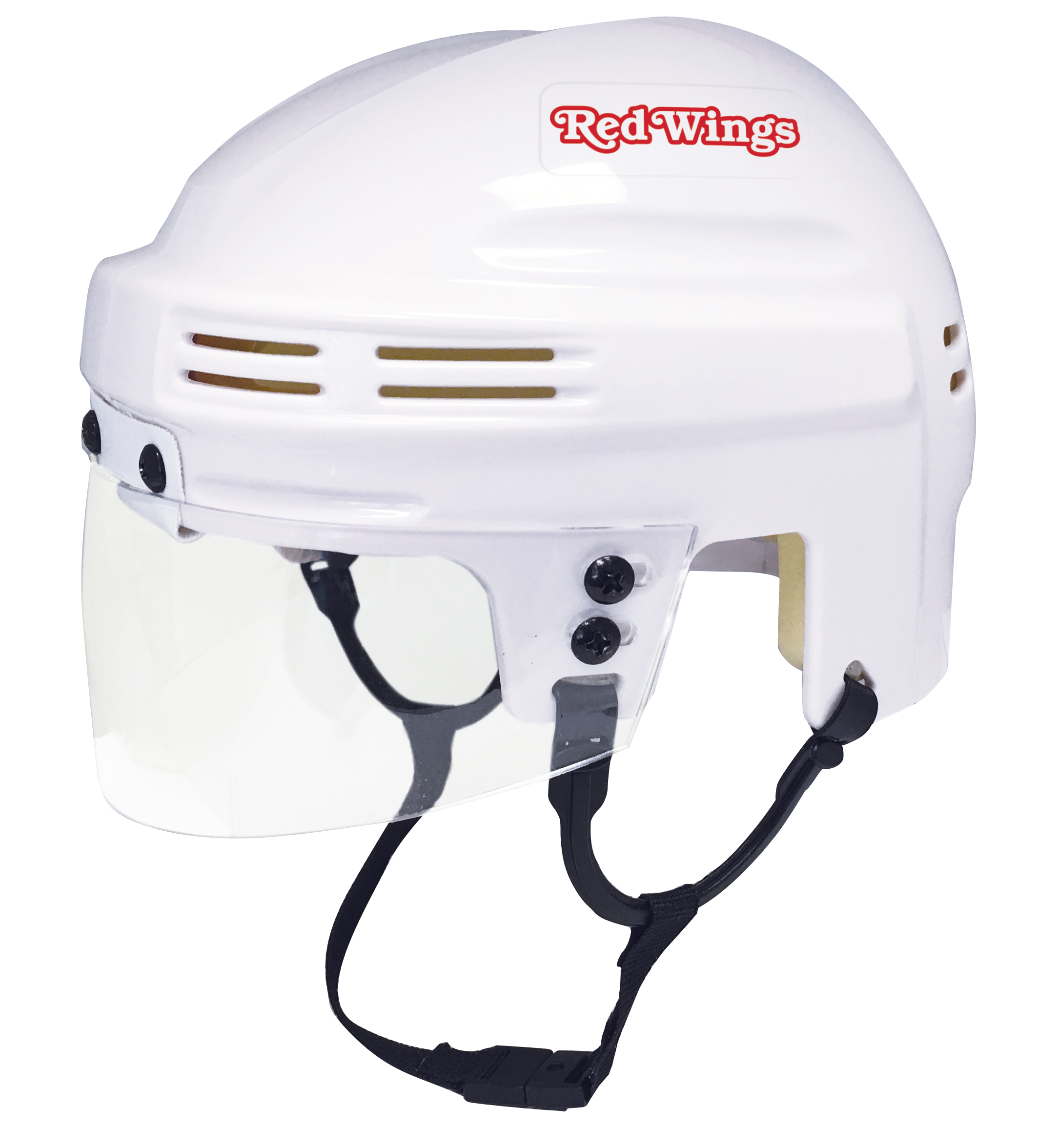 Detroit Red Wings NHL Collectible Mini Helmet with Display Stand - Officially Licensed FANZ Memorabilia for Hockey Fans | Perfect for Home Office Decor, Sports Man Cave, and Gift for Hockey Enthusiasts