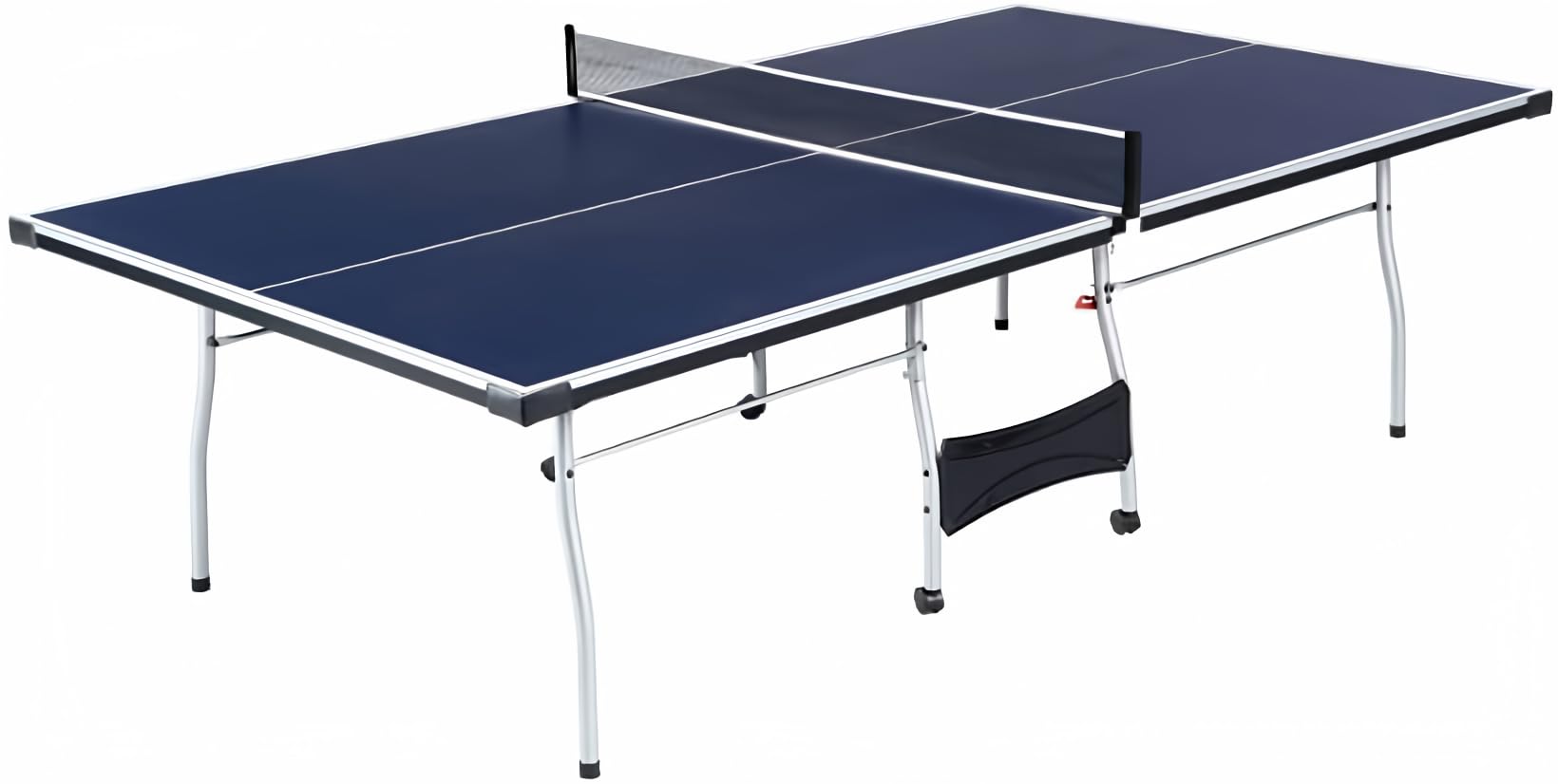 **Foldable Indoor Ping Pong Table with Wheels - Includes 2 Paddles, 2 Balls, Net & Post Set - Portable Design for Easy Storage & Movement - Perfect for Home, Office, or Gym - Great Christmas & New Year Gift**
