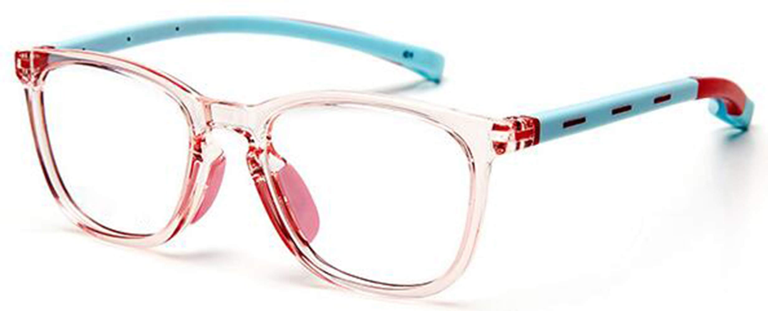J&L Blue Light Blocking Glasses for Kids 5-12 - Anti Eyestrain Computer Gaming Glasses for Teens & Children - Perfect for Online Classes, Video Games & Screen Time Protection