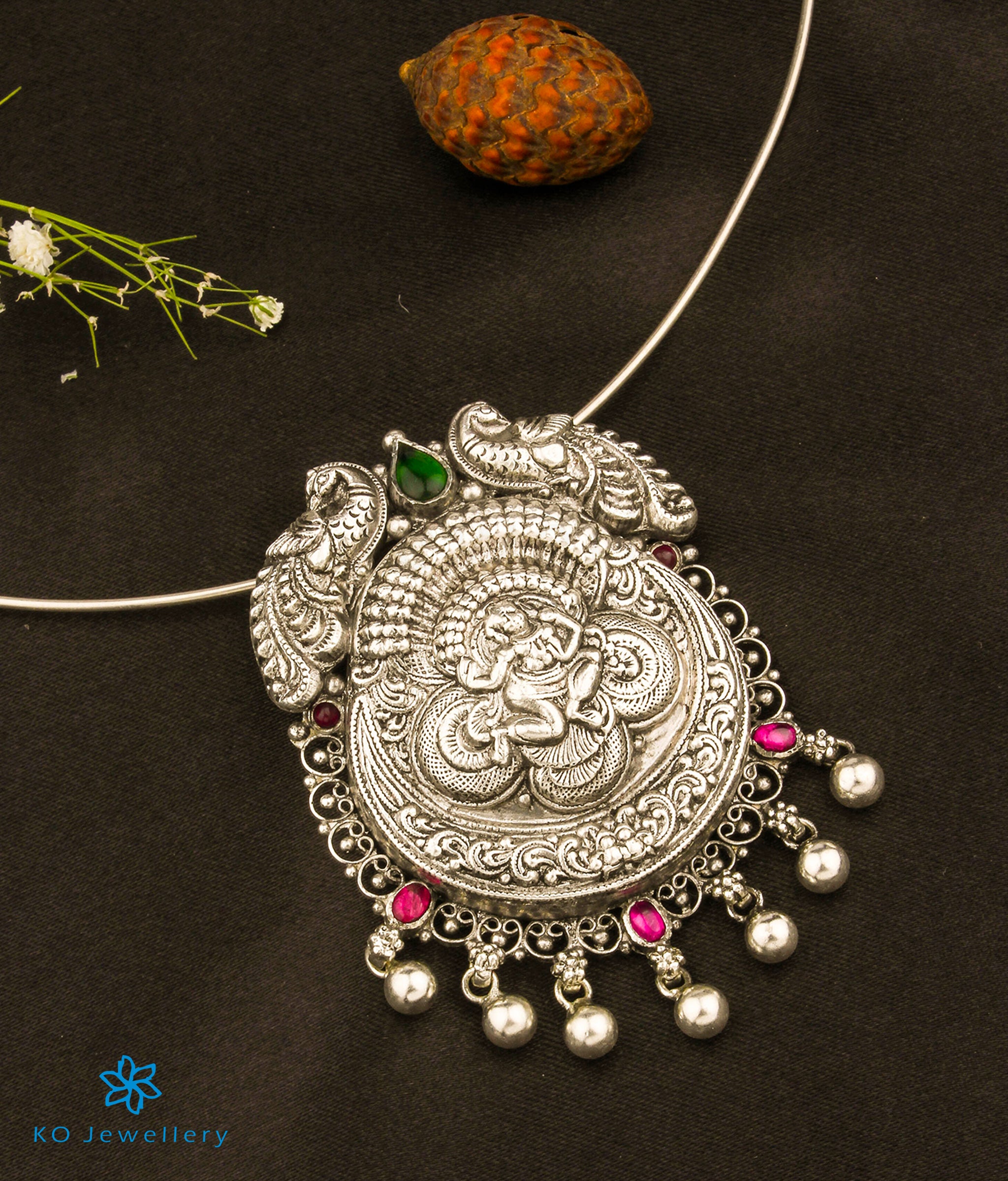 Charu Sterling Silver Pendant Necklace for Women - Elegant Jewelry Gift for Birthday, Anniversary & Special Occasions
