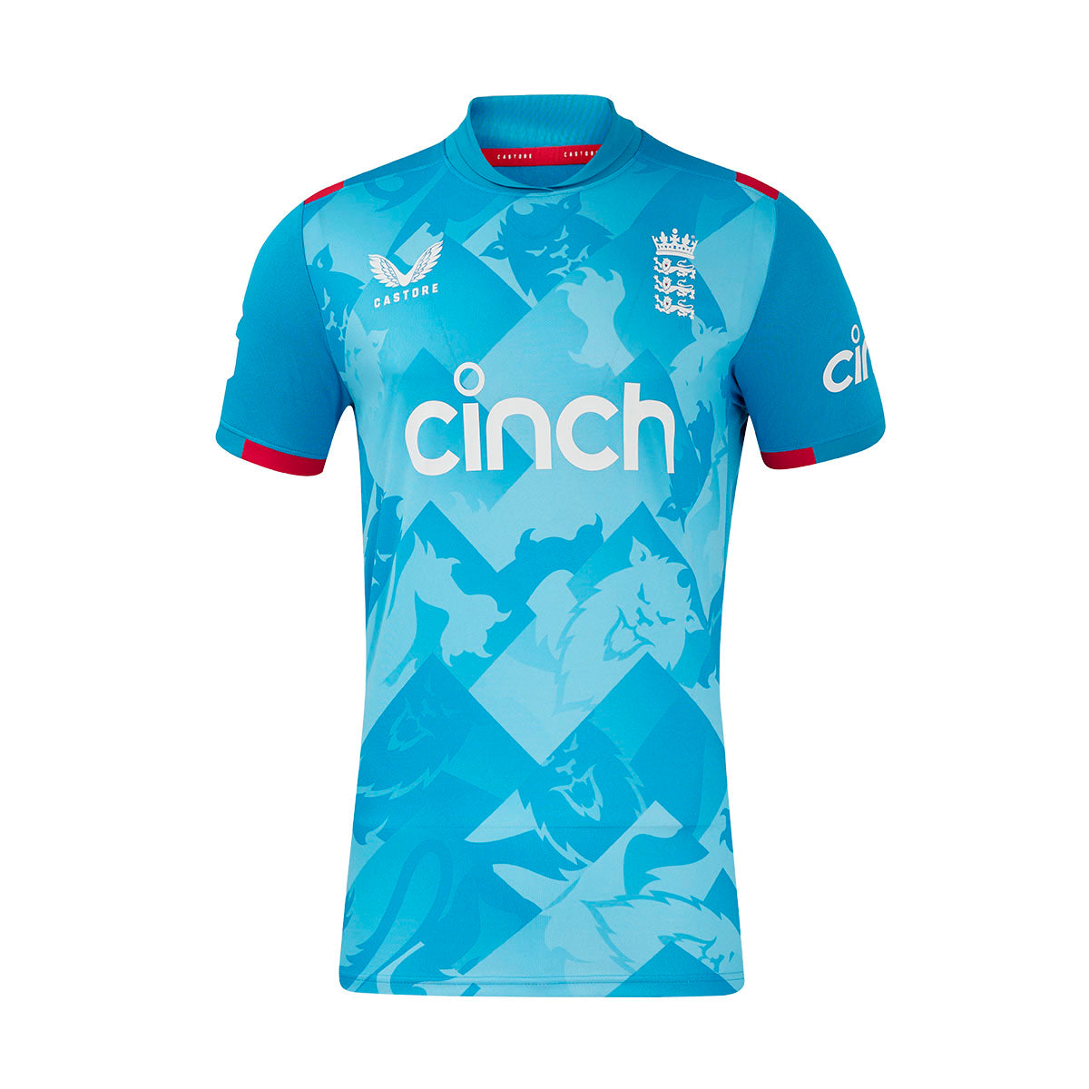 ECB ODI Replica Short Sleeve Shirt for Men - Official Cricket Jersey 2024 - Perfect for Matches, Training & Fan Wear