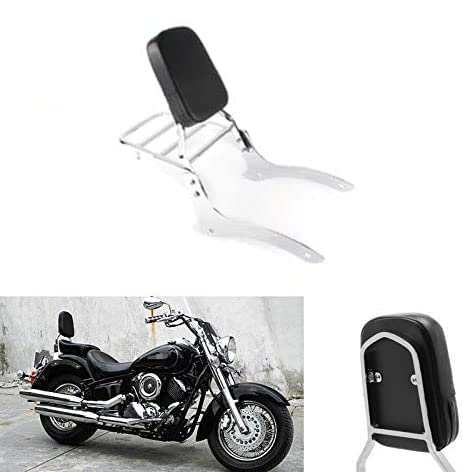 Yamaha V Star XVS Vstar 1100 CUSTOM Dragstar Sissy Bar Backrest with Luggage Rack - Replacement & Compatible Accessory (Not for Classic) - Perfect for Long Rides & Touring