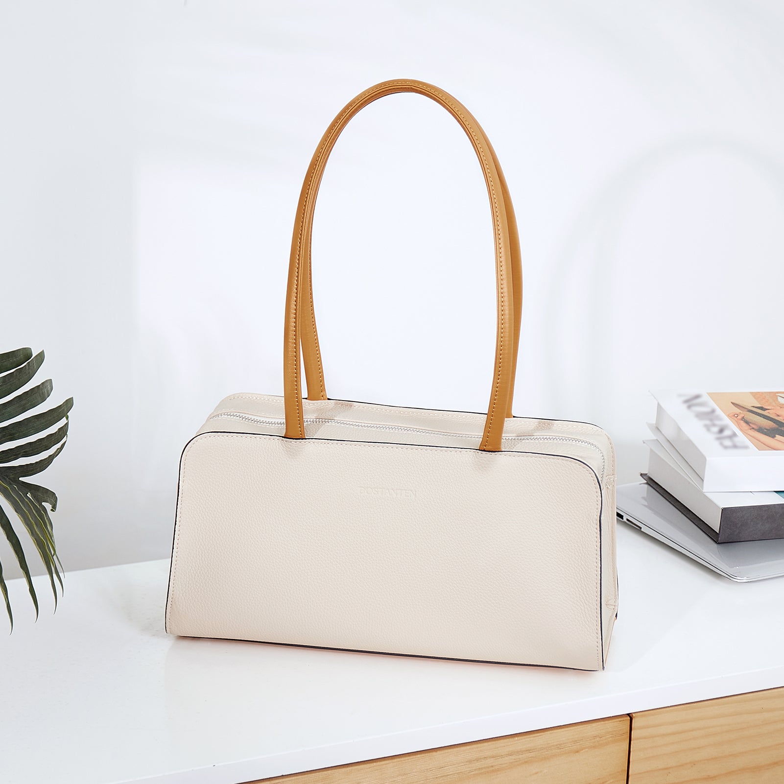 Stylish & Functional Leather Shoulder Bag for Women - Perfect for Work, Travel & Everyday Use