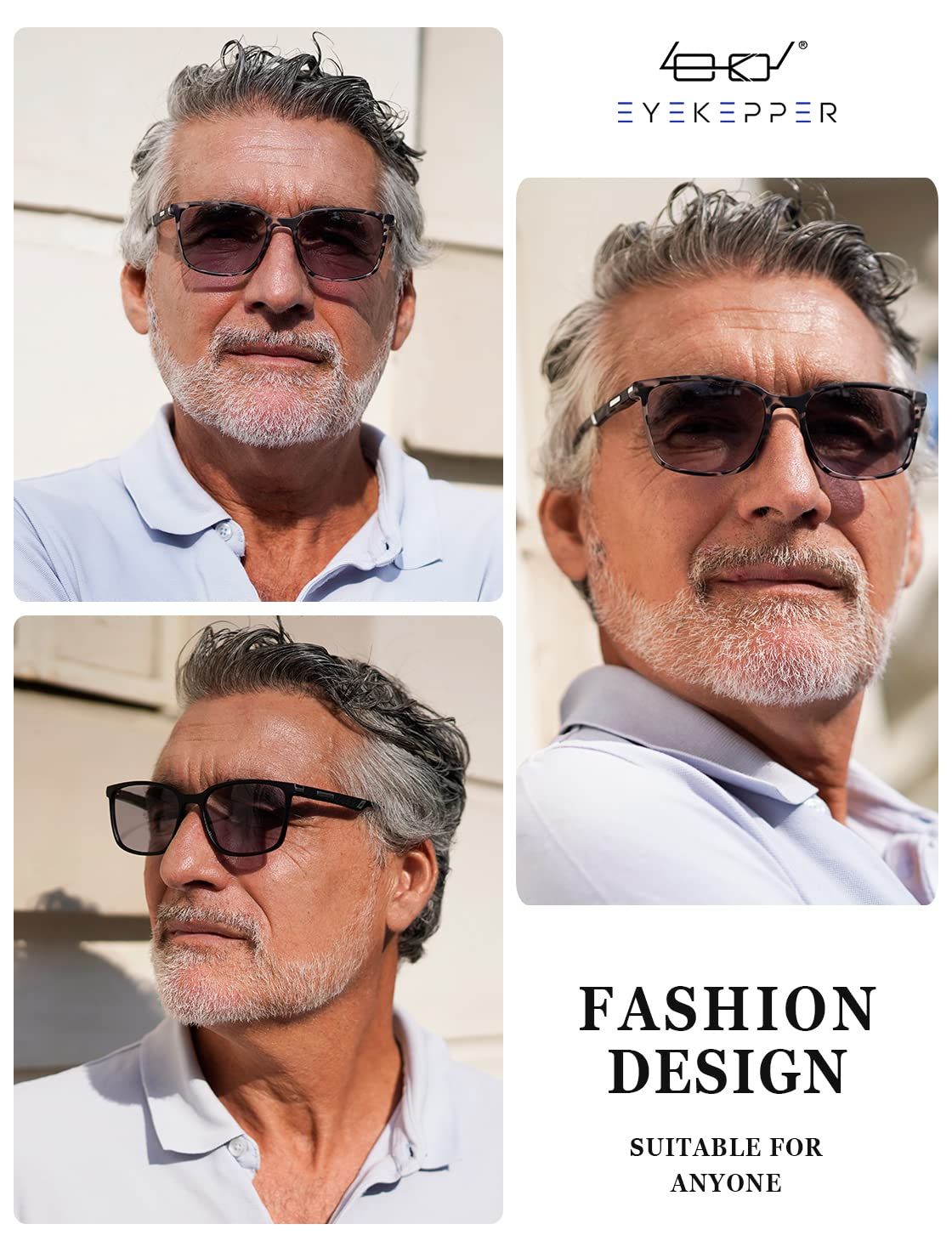Eyekepper Photochromic Reading Glasses for Women & Men +1.75 | Light Adjusting Lenses | Indoor & Outdoor Use | Perfect for Reading, Driving, and Computer Work