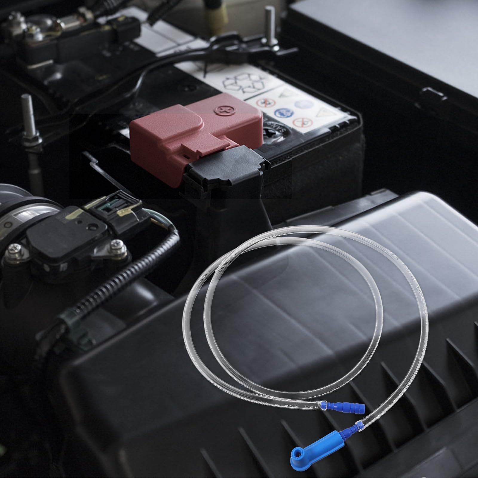 ABS Brake Bleeder Hose 1.3M - Vacuum Bleeding Kit with Adapter for Car & Motorcycle Maintenance