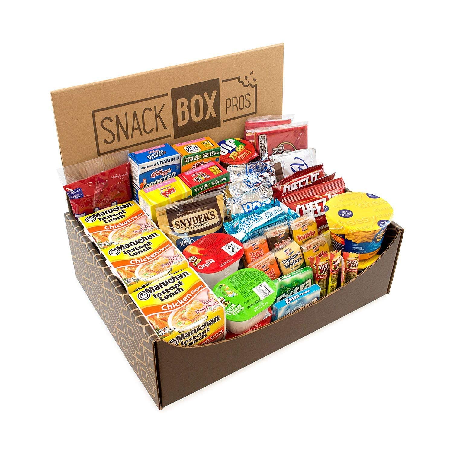 Dorm Room Survival Snack Box - Bulk Savings for College Students | Late-Night Study Snacks, Dorm Essentials & Care Package Ideas