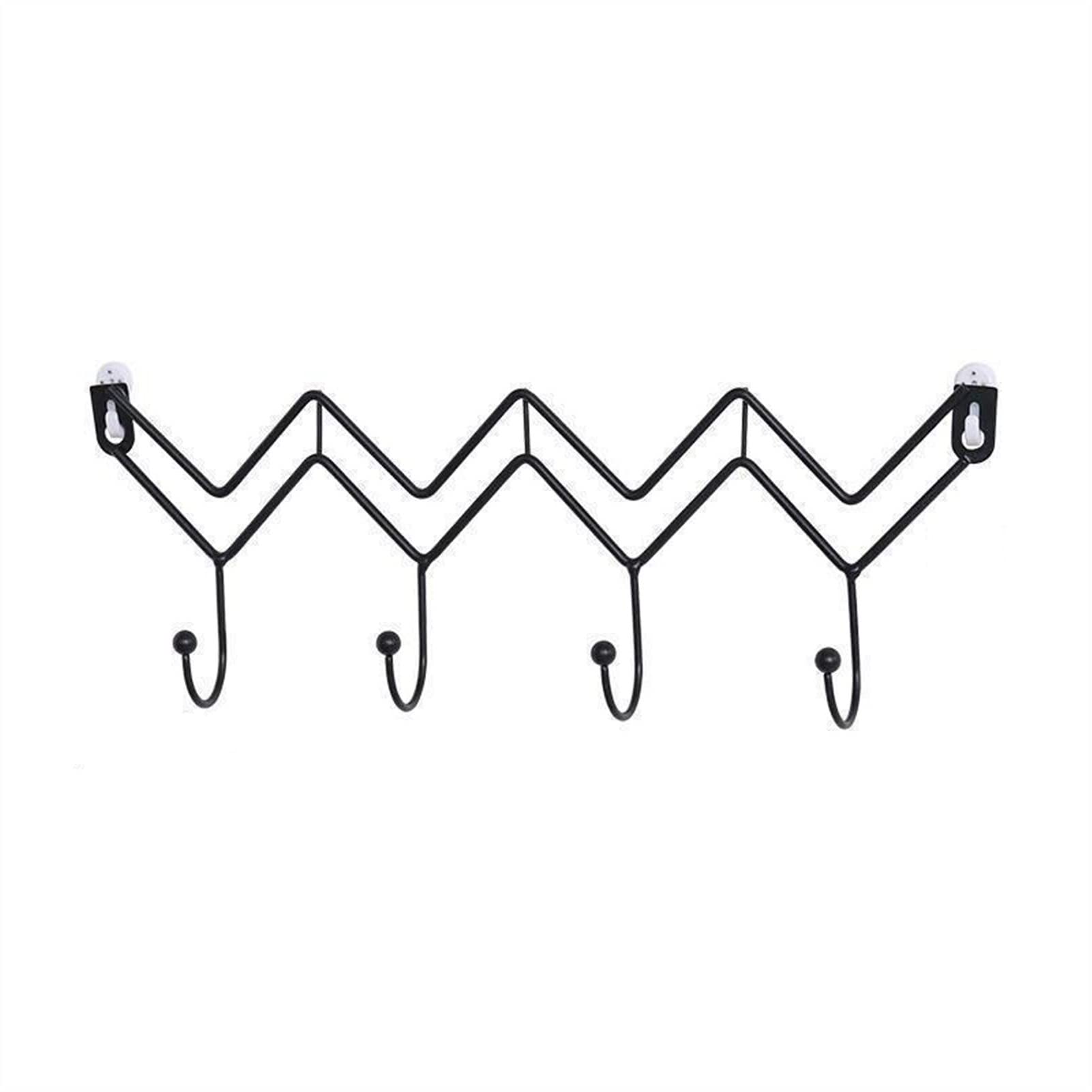 Gold Wall Mount Coat Hooks - Decorative Wall Organizer for Keys, Coats & Bathroom Accessories | Space-Saving Home Storage Solution for Entryway, Bedroom & Bathroom (Color: B)
