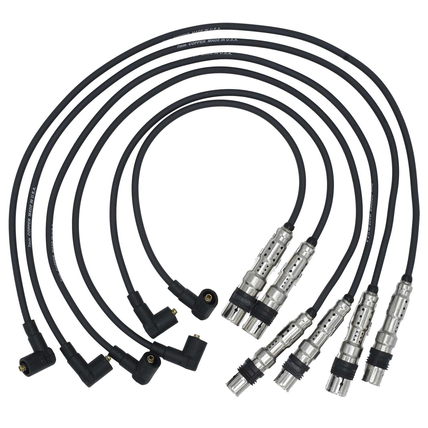 Walker Products ThunderCore PRO Premium Spark Plug Wire Set 924-1631 - High Performance Ignition Wires for Ford, Chevy, Dodge - Ideal for Racing, Off-Road & Daily Driving