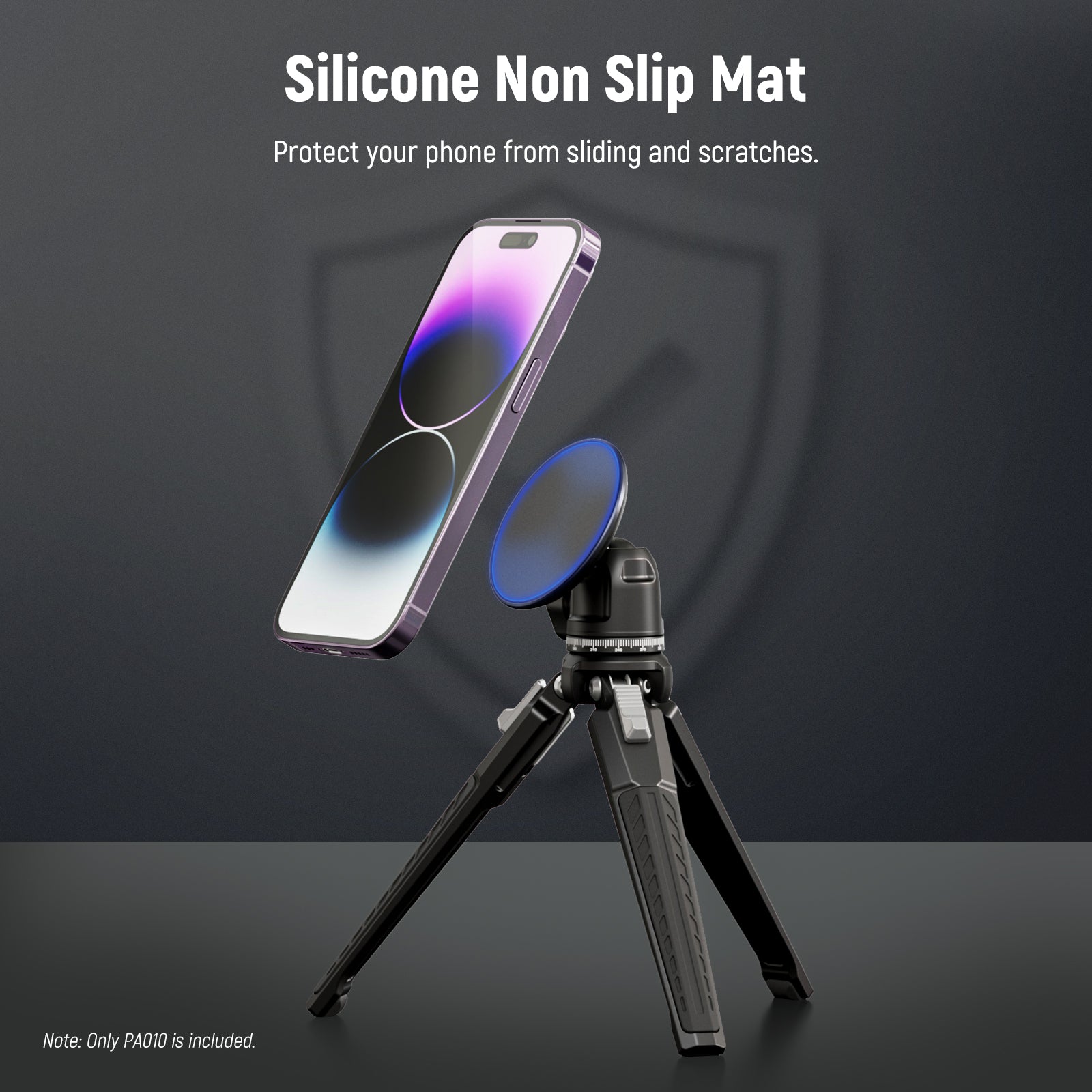 NEEWER PA010 Magnetic Phone Tripod Mount Adapter - Compatible with iPhone MagSafe & Android Phones - Perfect for Vlogging, Live Streaming & Hands-Free Photography
