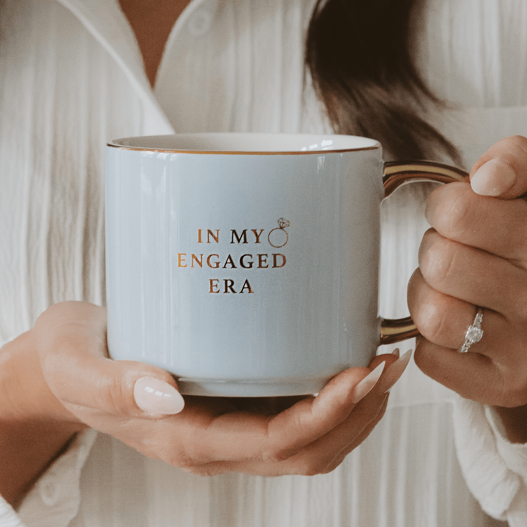 In My Engaged Era Coffee Mug - Funny Engagement Gift for Bride & Groom - Perfect for Wedding Showers, Bridal Parties & Newlywed Couples