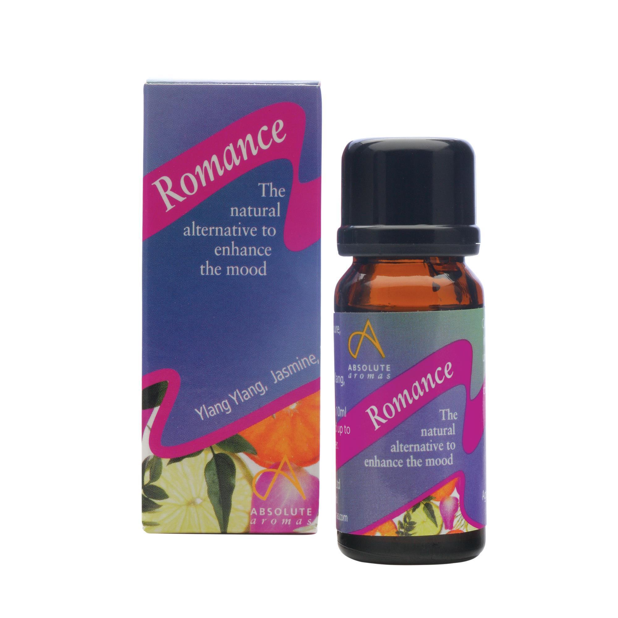 Absolute Aromas Romance Essential Oil Blend - 10mL Pure Aromatherapy Oil for Relaxation & Stress Relief | Perfect for Diffusers, Massage & Romantic Atmosphere
