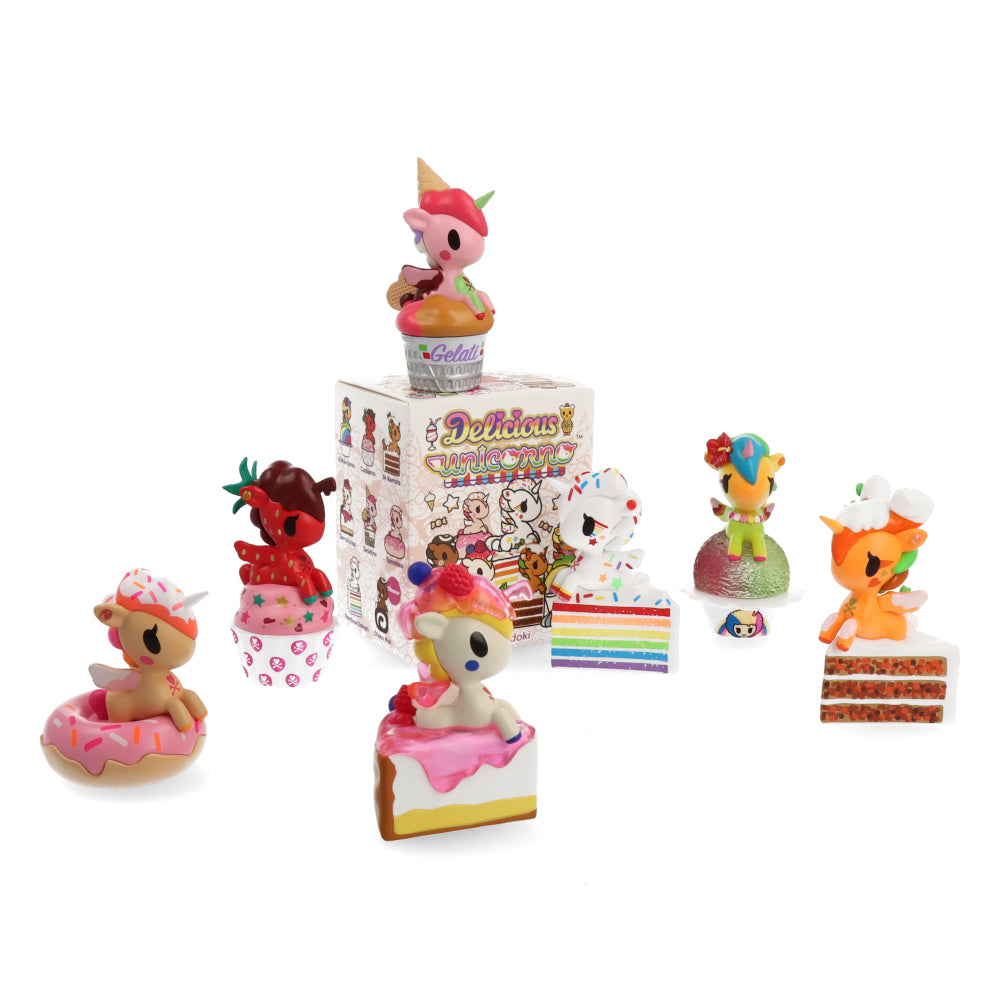 Tokidoki Delicious Unicorno Plush Toy - Cute Kawaii Collectible for Anime Fans, Perfect for Bedroom Decor, Gifts & Cosplay Accessories