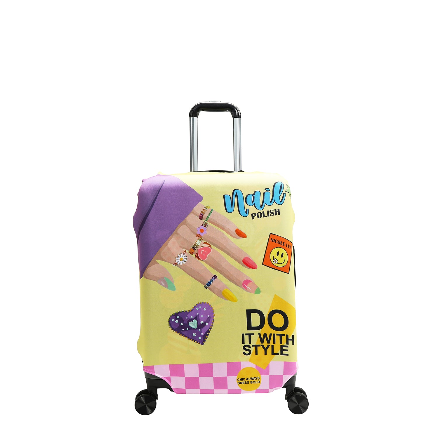 Durable Luggage Cover for Suitcases - Waterproof & Scratch-Resistant Travel Protector - Perfect for Airports, Flights, and Vacation Trips