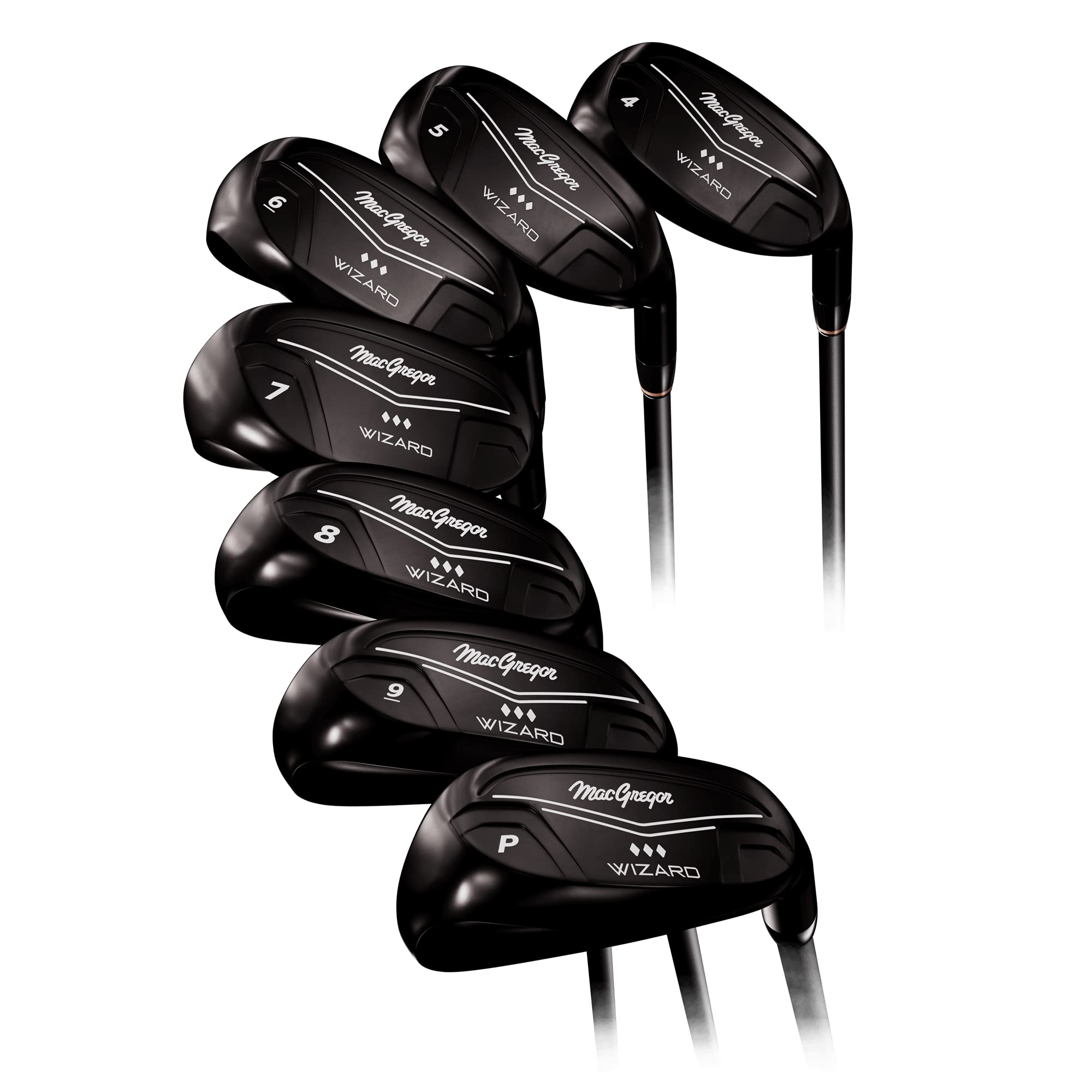 **MacGregor Golf Wizard Full Hybrid Iron Set for Men - Right Handed Clubs for Improved Accuracy & Distance | Perfect for Beginners & Intermediate Golfers on the Course**