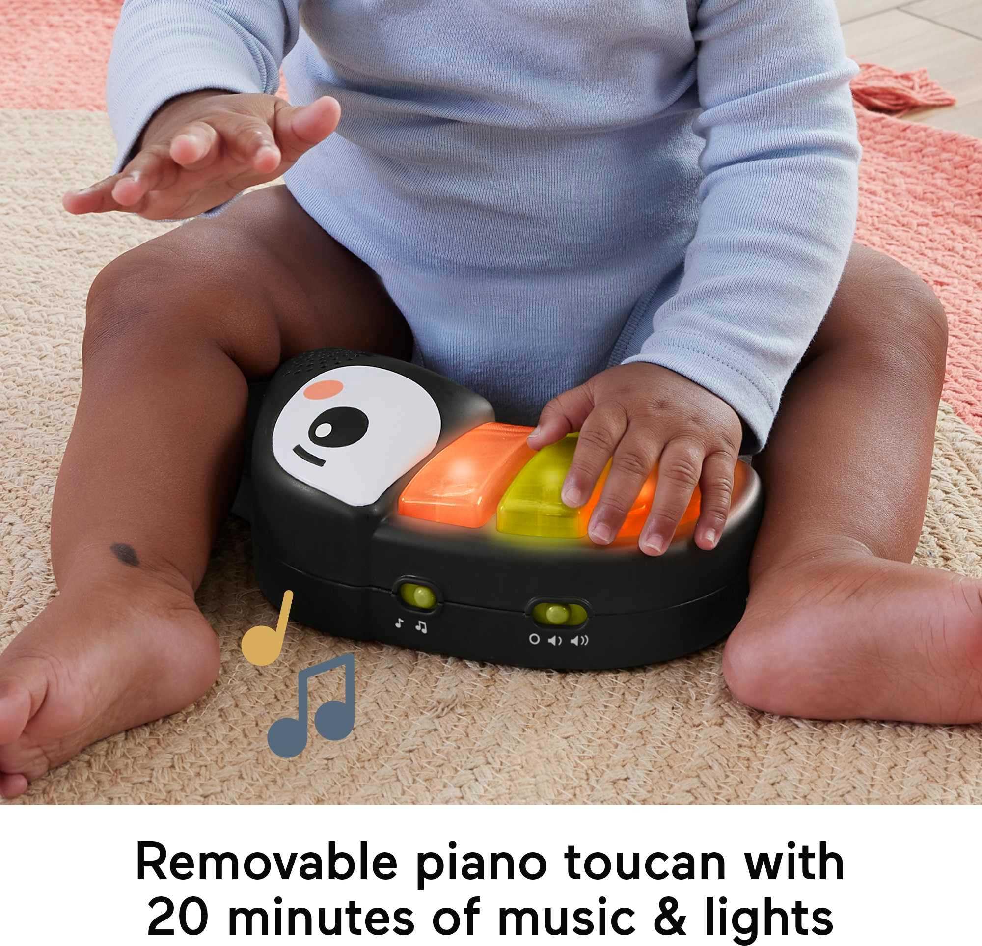 Fisher-Price Baby Bouncer Jumperoo Activity Center - Interactive Infant Toy with Music, Lights & Developmental Toys for Babies 6-12 Months | Perfect for Playtime, Learning & Motor Skills Development