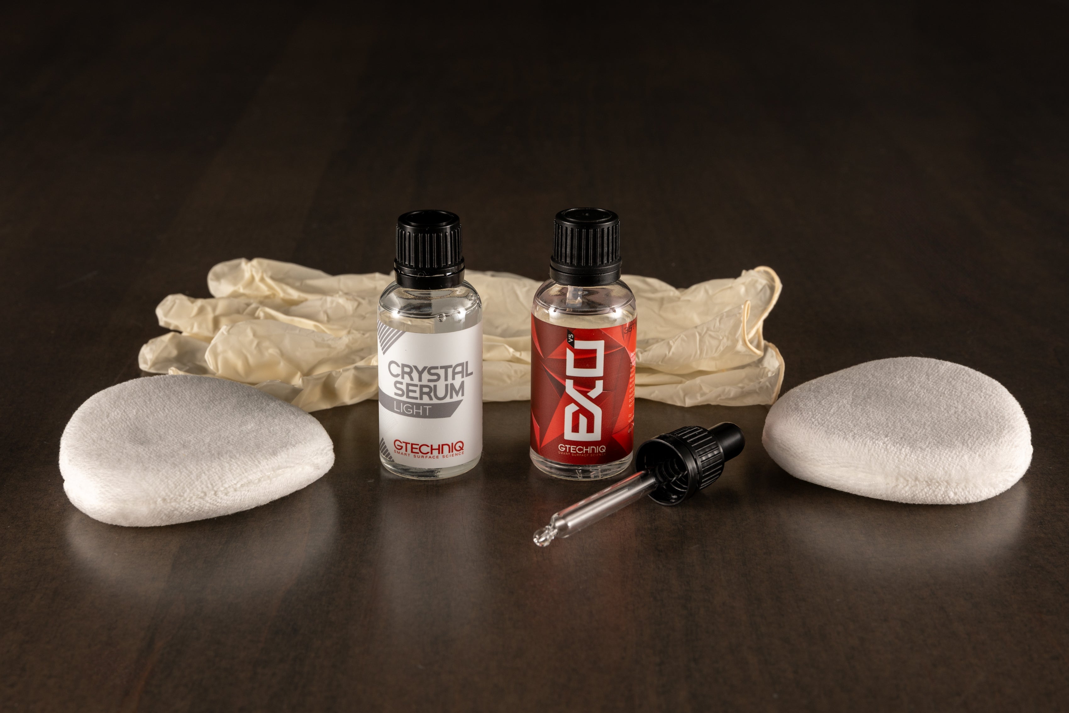 Gtechniq Crystal Serum Light & EXO v5 Nano Coating Combo Kit – Ultimate Car Paint Protection & Hydrophobic Coating for Long-Lasting Shine – Perfect for Detailing, Ceramic Coating & Auto Care Enthusiasts