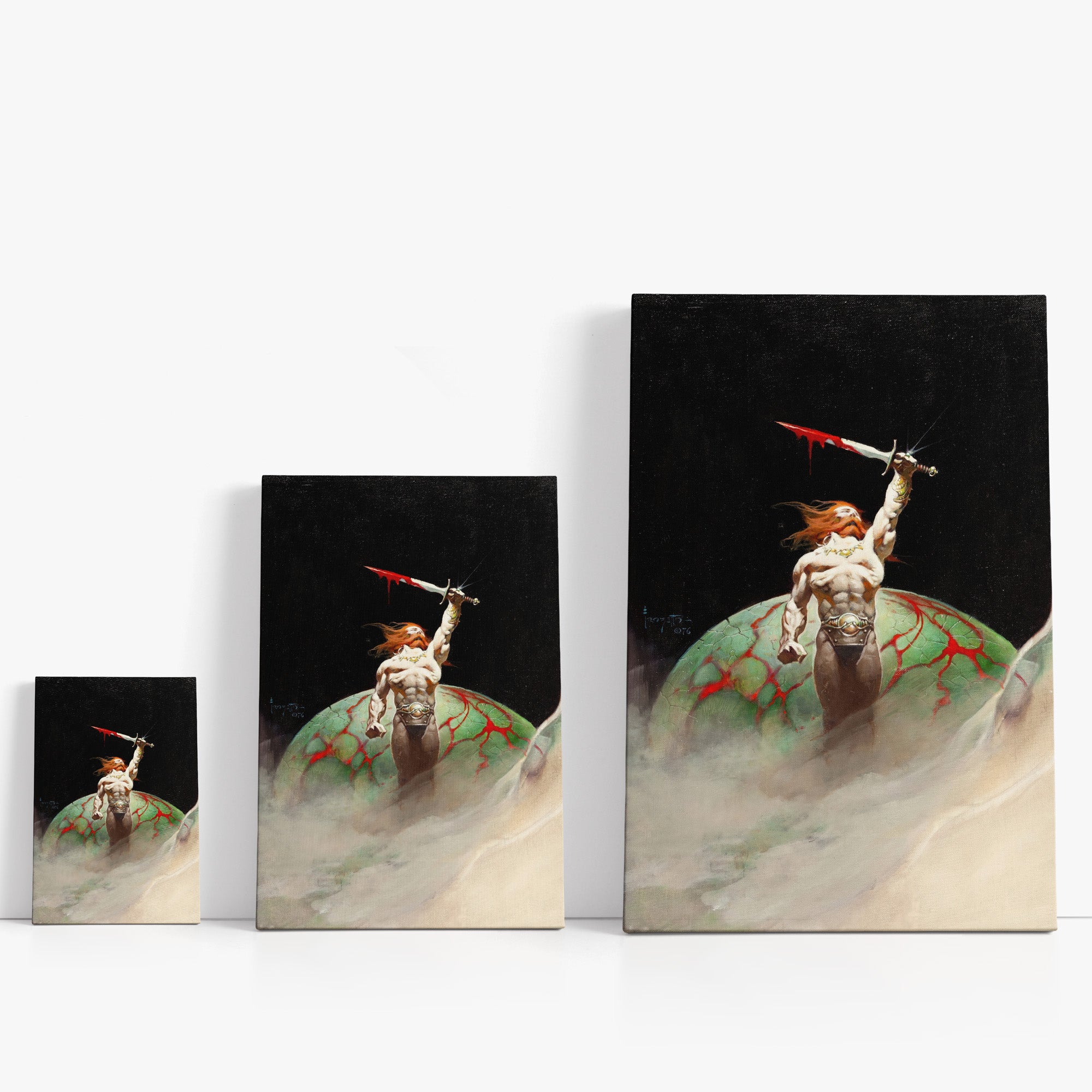 Bloodstone Canvas Wrap - Premium Handmade Wall Art for Home & Office Decor - Perfect for Living Room, Bedroom, and Gift Giving