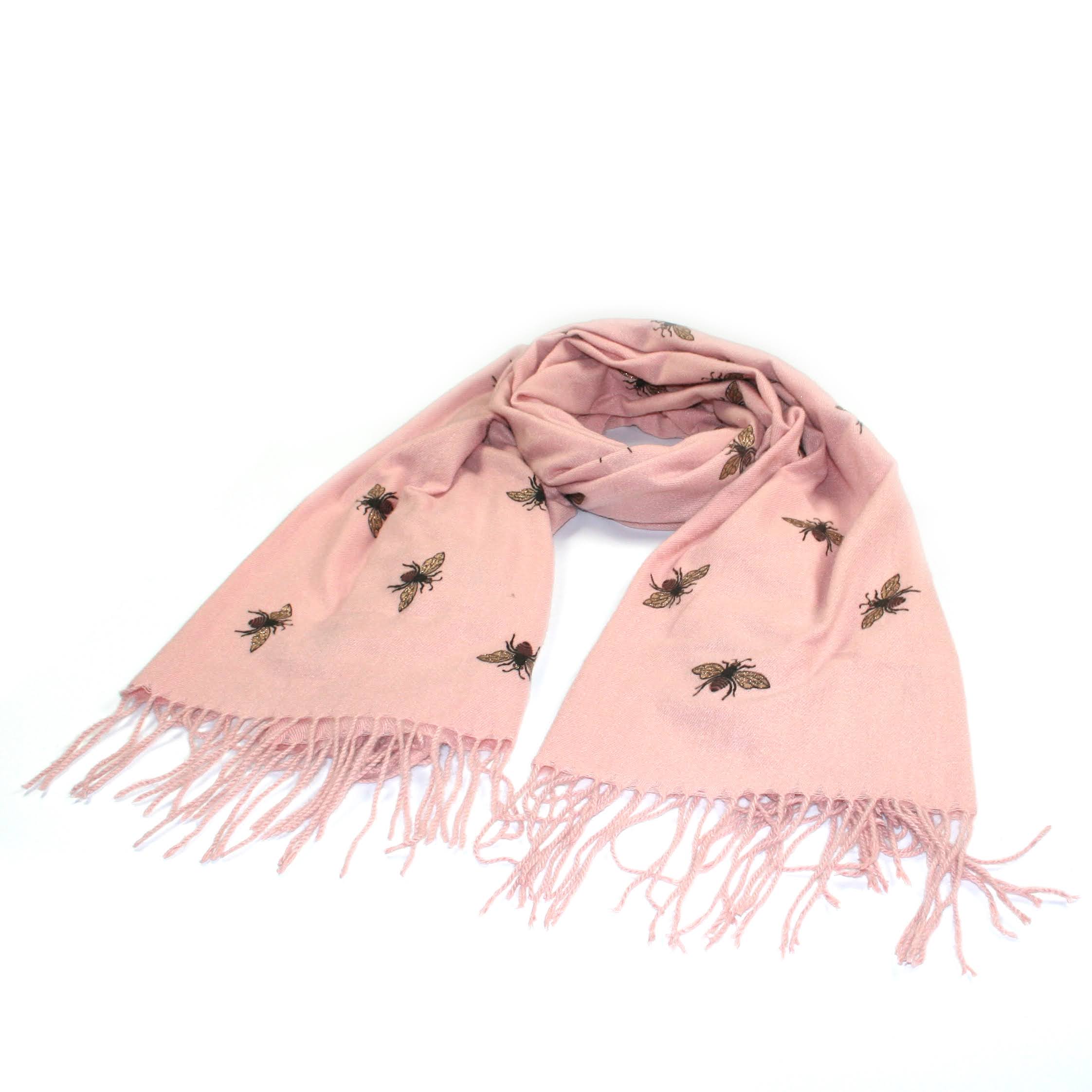 Remo Glitter Bee Pashmina Style Scarf - Elegant Sparkling Shawl for Women, Perfect for Parties, Weddings & Evening Events