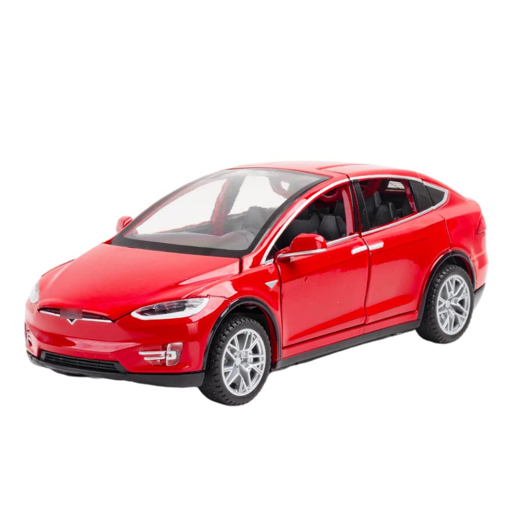 1:32 Scale Die-Cast Alloy Car Model with Simulated Sound & Light, Pull Back Function & Openable Doors - Collectible Toy for Adults & Kids - Perfect for Christmas Gifts, Birthday Presents & Car Hobby Display