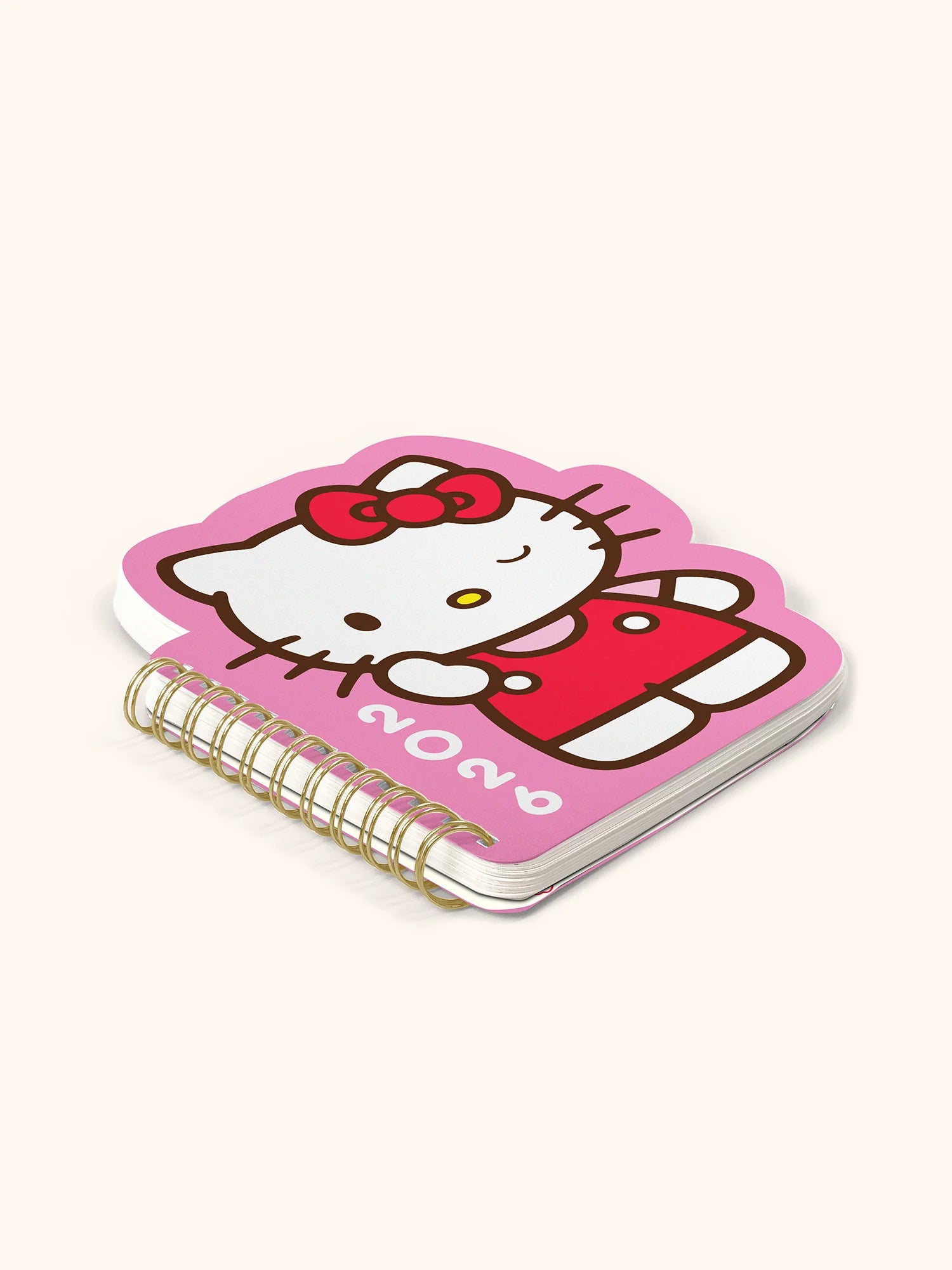 2026 Hello Kitty Playful Pink Die Cut Weekly Planner - Cute Kawaii Organizer for School, Work & Daily Planning - Perfect Gift for Students & Office Use