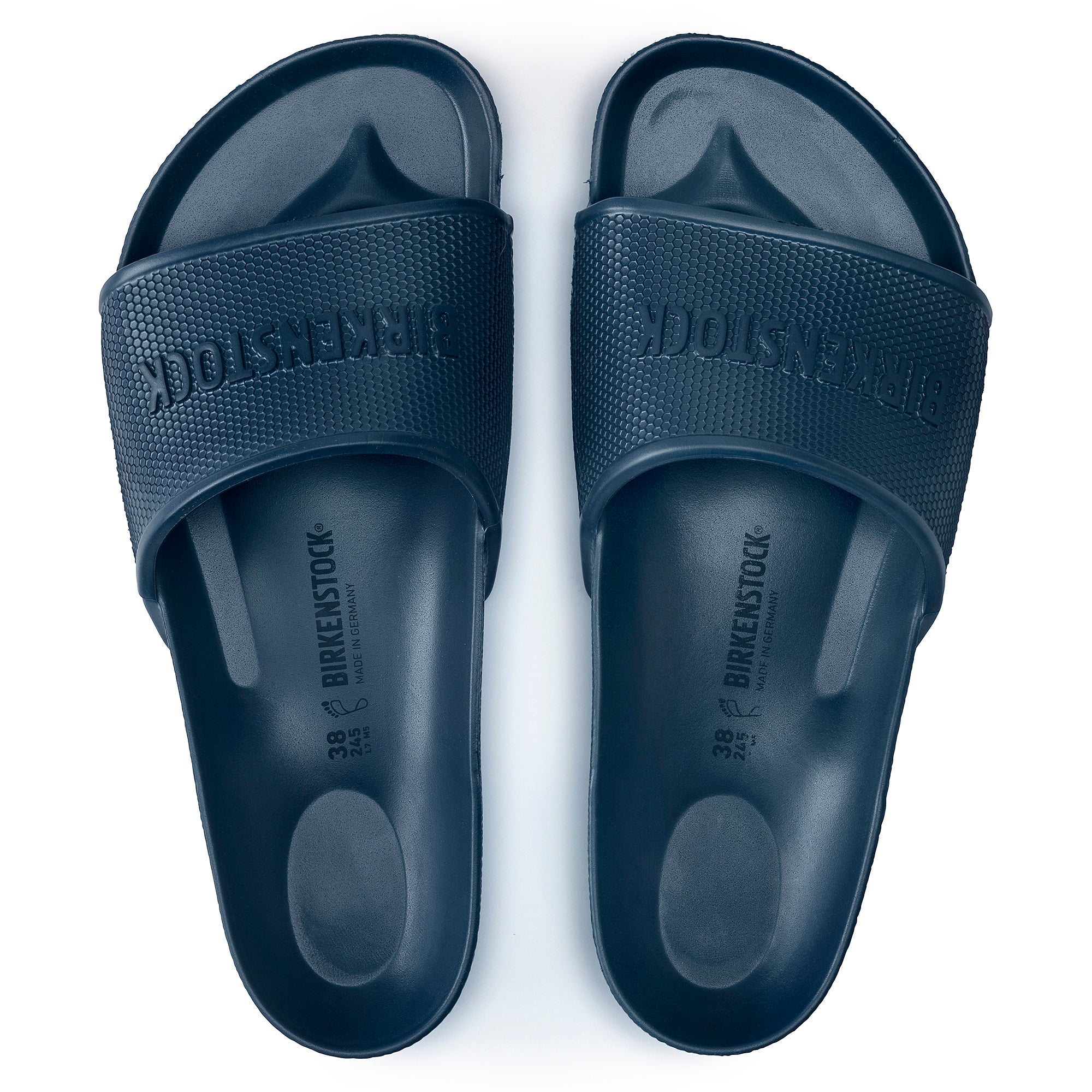 Birkenstock Barbados Eva Sandal for Women - Comfortable Navy Blue Slip-On Sandals | Perfect for Beach, Pool & Summer Vacations