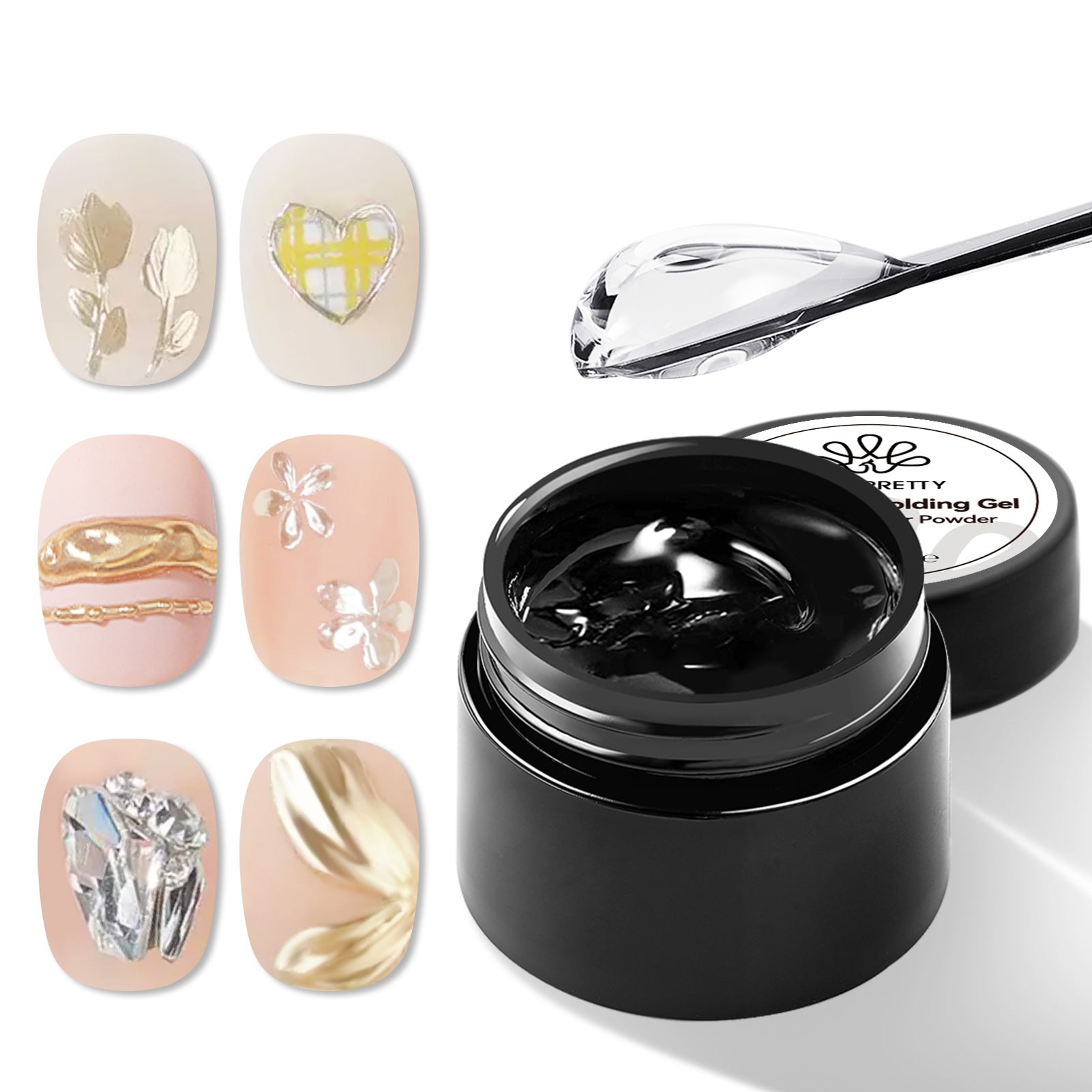 Clear Semi-Solid Molding Gel Polish 5g - Long-Lasting Nail Art Builder Gel for DIY Manicure & Professional Salon Use - Perfect for Acrylic Nail Extensions & Strengthening Natural Nails