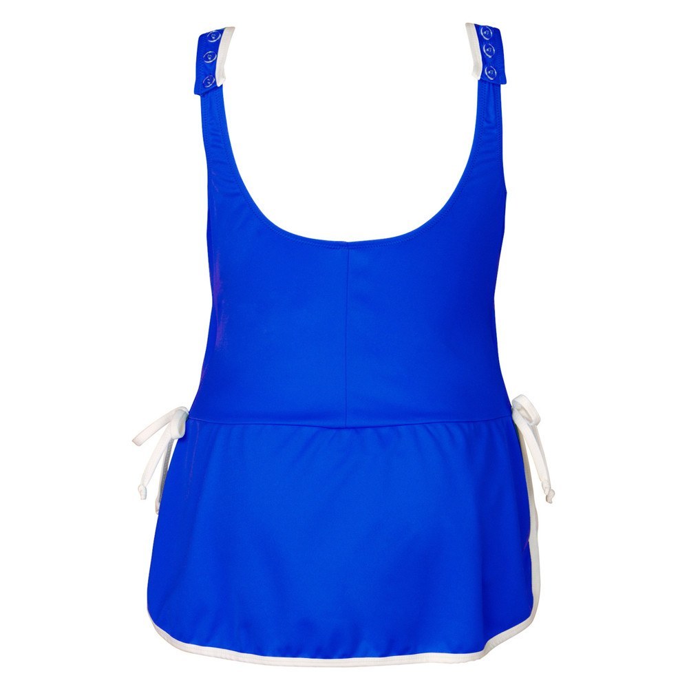 Chlorine Resistant Plus Size Swimdress - Polyester One Piece Bathing Suit for Women | Perfect for Beach Vacations, Pool Parties & Water Aerobics