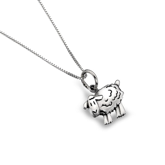 Stylish and Unique Sheep Silver Pendant Necklace - Perfect for Everyday Wear, Gifts & Boho Fashion Accessories