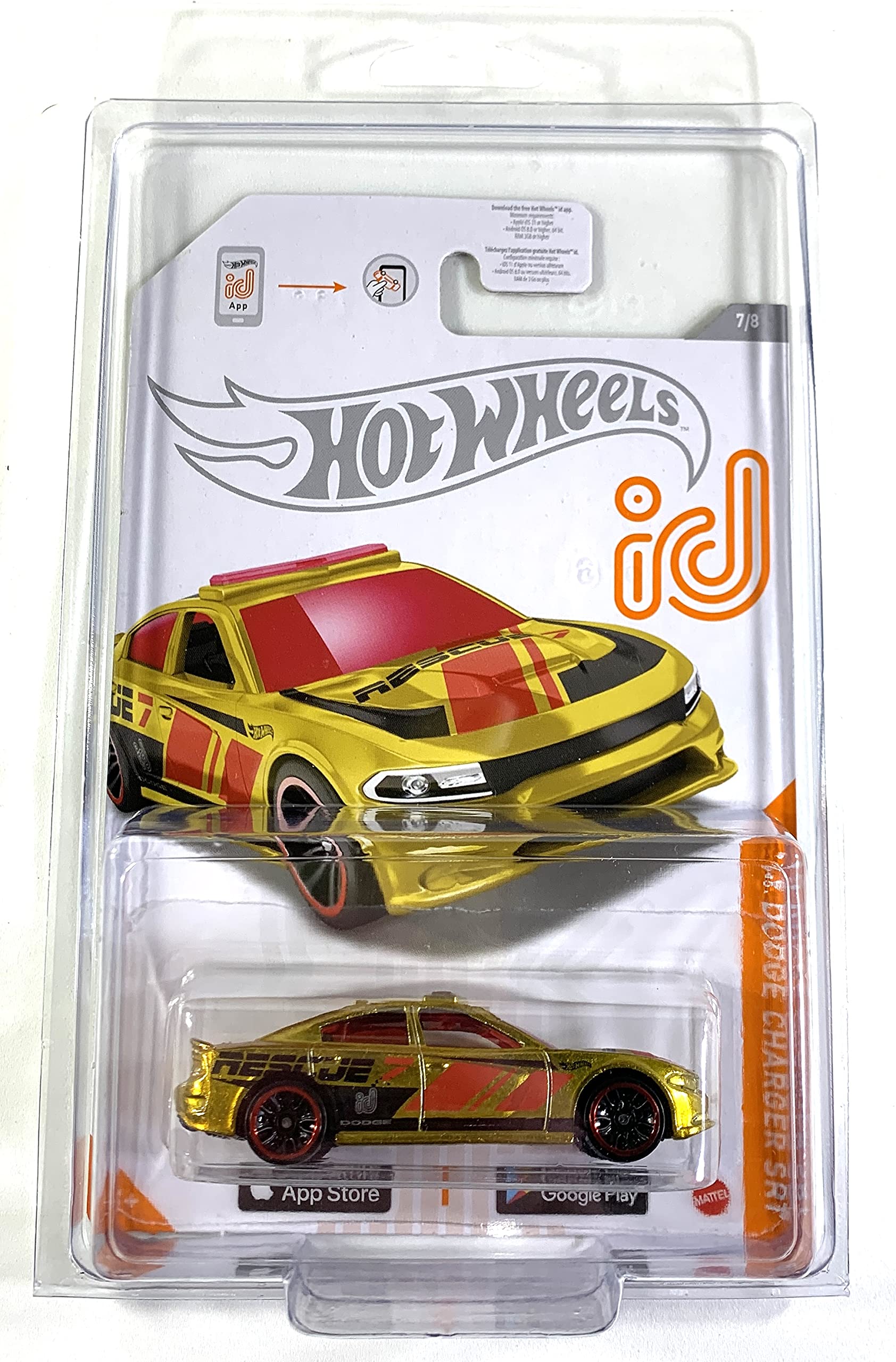 Hot Wheels 1:64 Scale 2015 Dodge Charger SRT Diecast Car - Collectible Toy Vehicle with Protective Packaging - Perfect for Kids Play, Car Collectors Display & Gift Giving