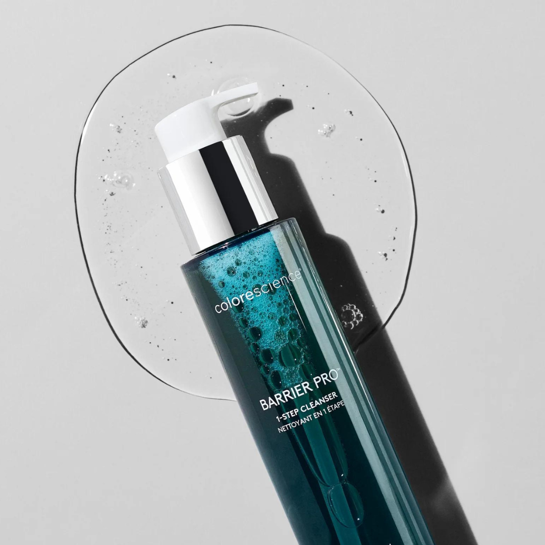 Colorescience Barrier Pro 1 Step Cleanser - Gentle Face Wash for Sensitive Skin | Dermatologist Recommended | Hydrating & Soothing Facial Cleanser for Daily Skincare Routine